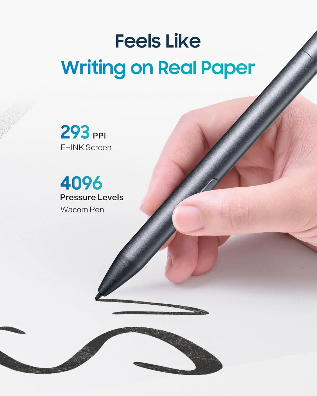 AINOTE Air 2 Bundle – 8.2" E Ink AI Note-Taking Tablet with Stylus, 4096 Pressure Levels, Digital Notebook with Voice-To-Text Transcription, Multi-Languages Support, Ideal for Meetings & Study - Image 5