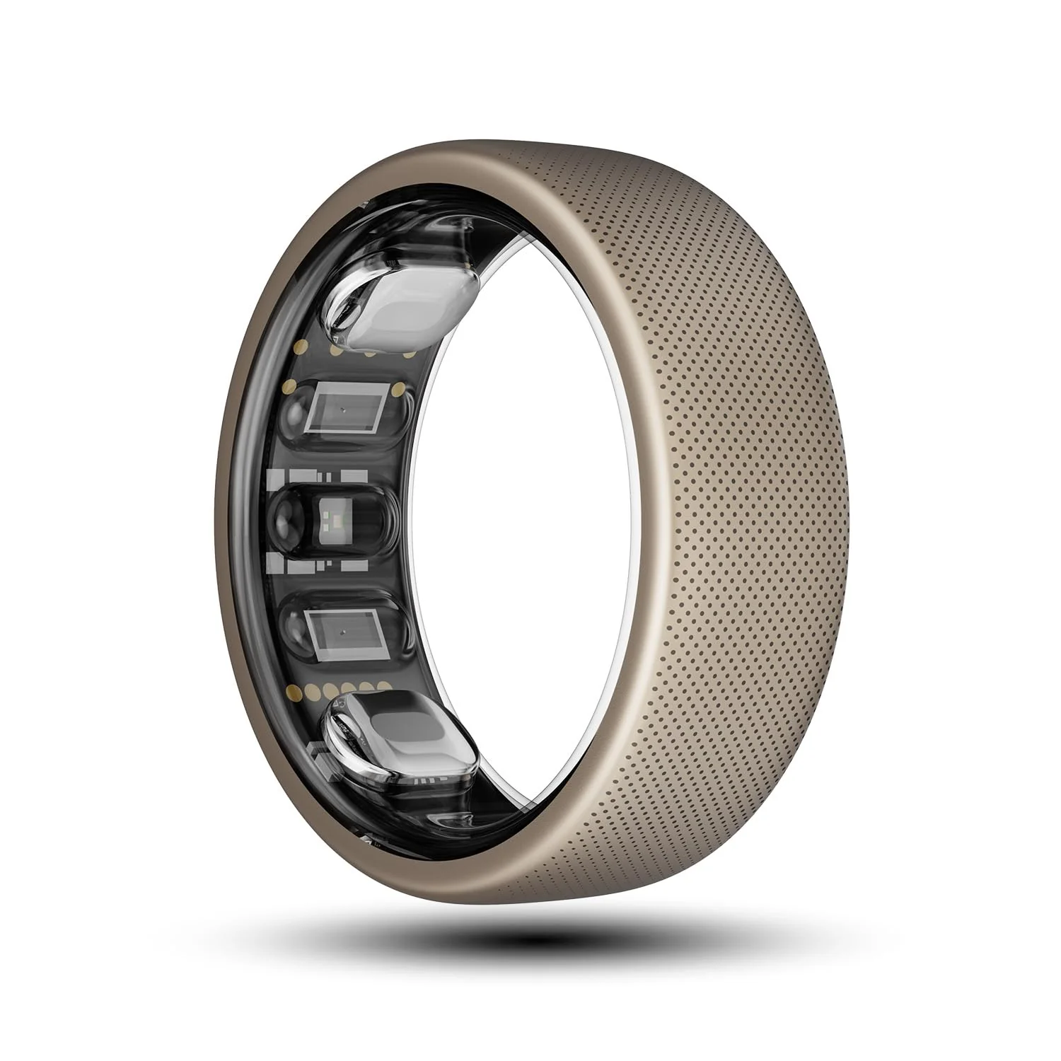 Amazfit Helio Ring Inteligente de Salud, Anillo Rastreador de Fitness, Sin Suscripción, Monitorea el Sueño, la Frecuencia Cardíaca y el Estrés, Aleación de Titanio, Carga Rápida de 1.4 Horas