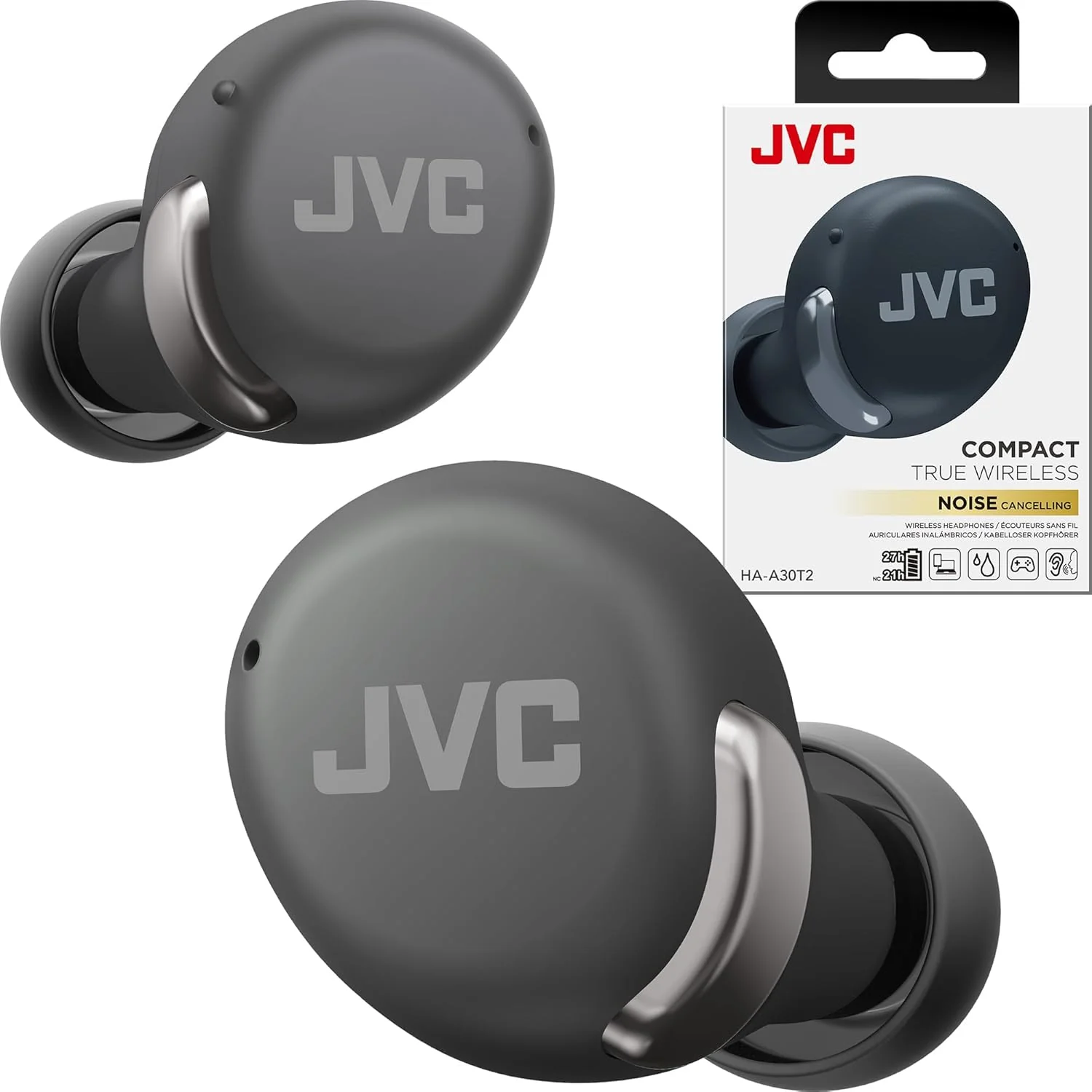 Audífonos JVC Compact True Wireless con ANC