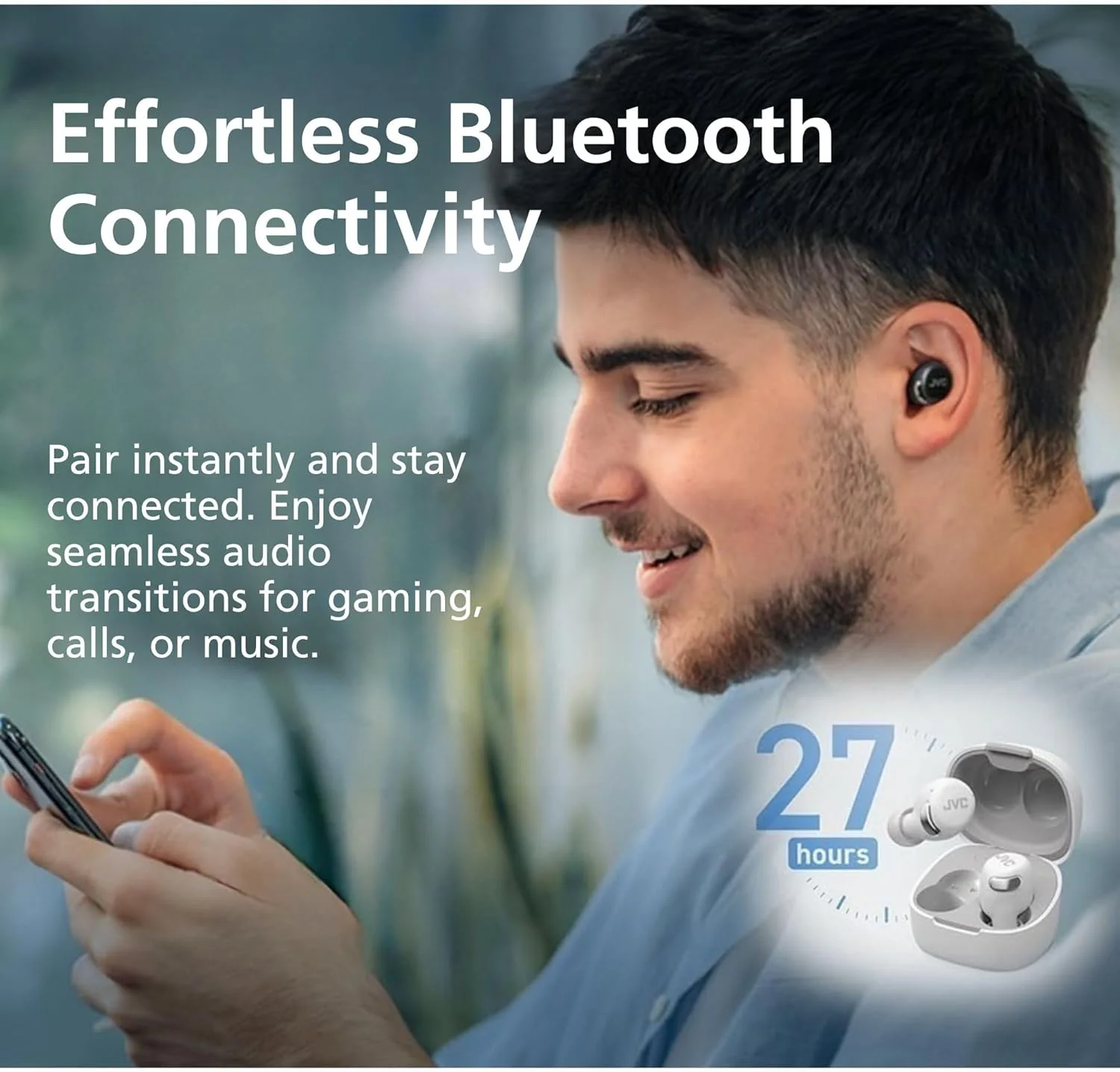 Audífonos JVC Compact True Wireless con ANC - Image 6