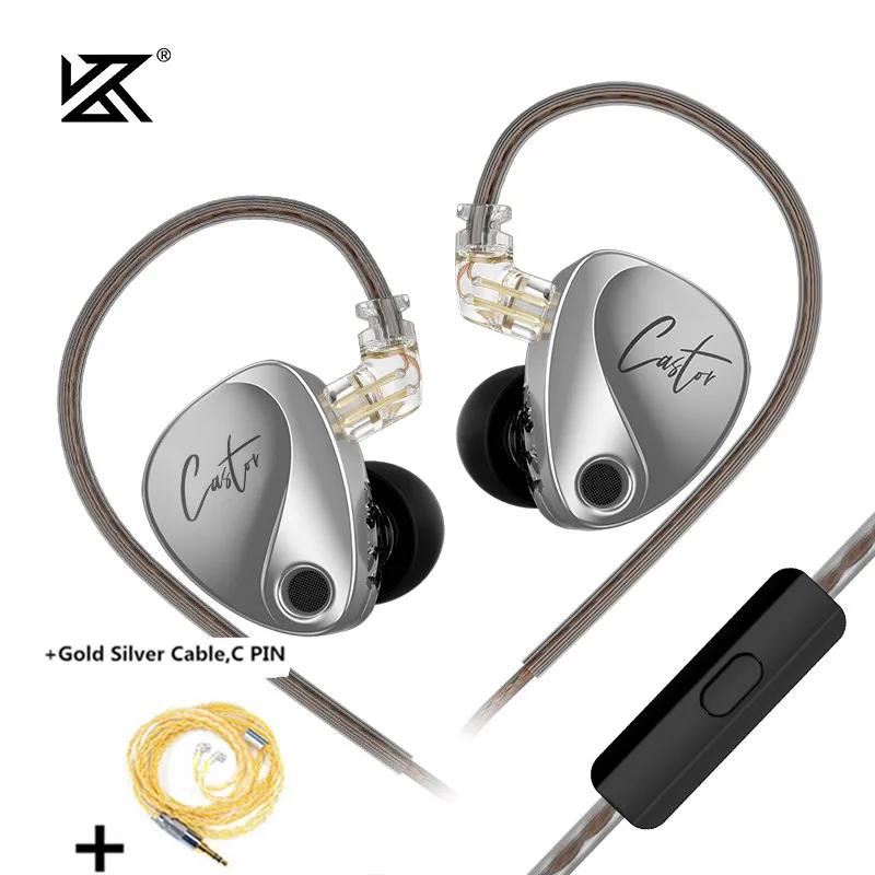 Audífonos KZ Castor 2DD | Sonido HiFi Profesional Sintonizable | Monitor In-Ear - Image 10