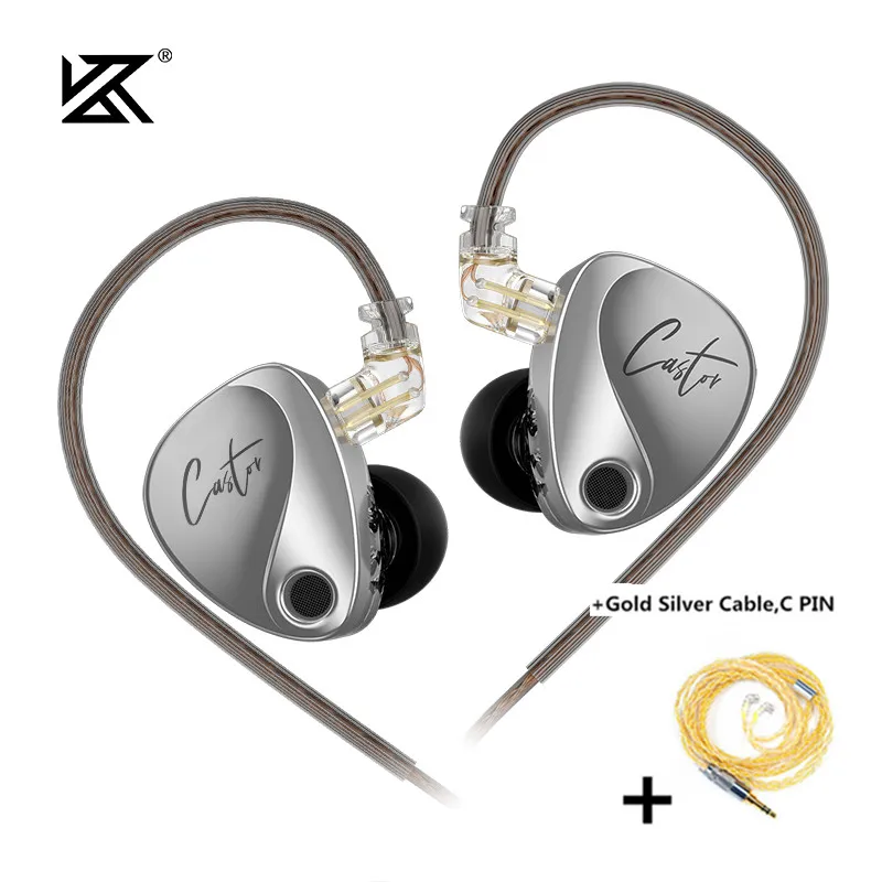 Audífonos KZ Castor 2DD | Sonido HiFi Profesional Sintonizable | Monitor In-Ear - Image 14