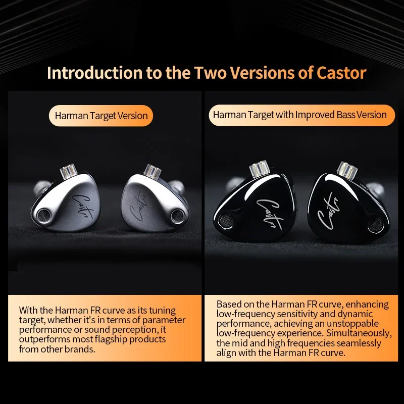 Audífonos KZ Castor 2DD | Sonido HiFi Profesional Sintonizable | Monitor In-Ear - Image 4