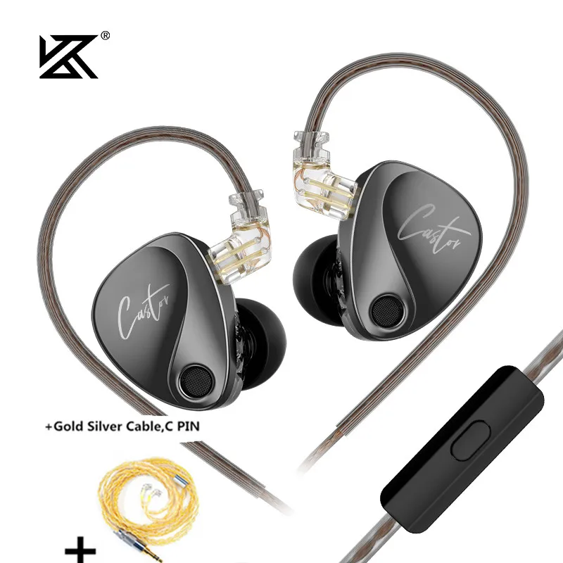 Audífonos KZ Castor 2DD | Sonido HiFi Profesional Sintonizable | Monitor In-Ear - Image 8