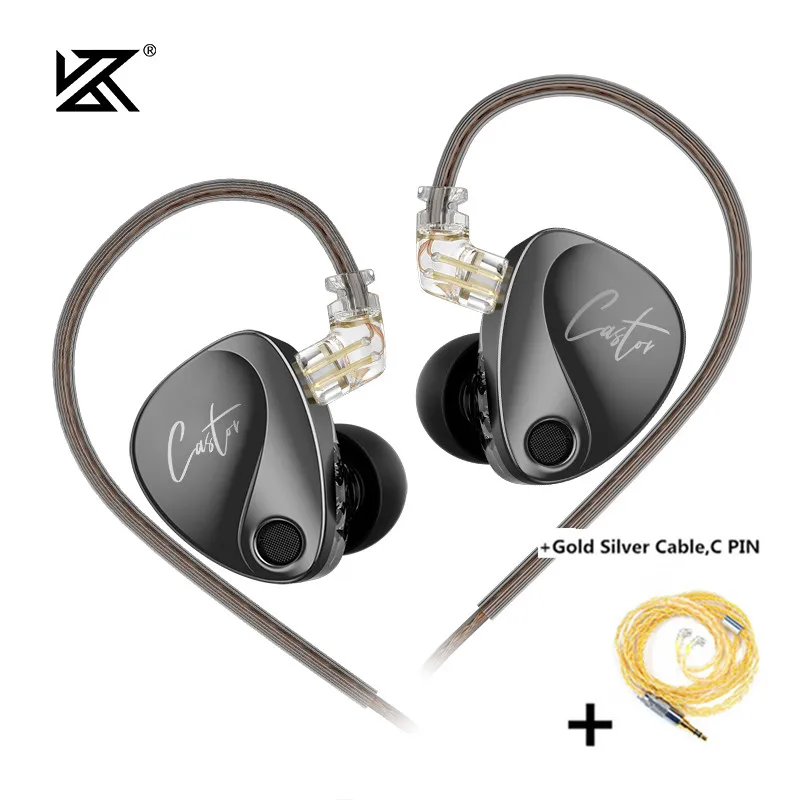 Audífonos KZ Castor 2DD | Sonido HiFi Profesional Sintonizable | Monitor In-Ear - Image 9