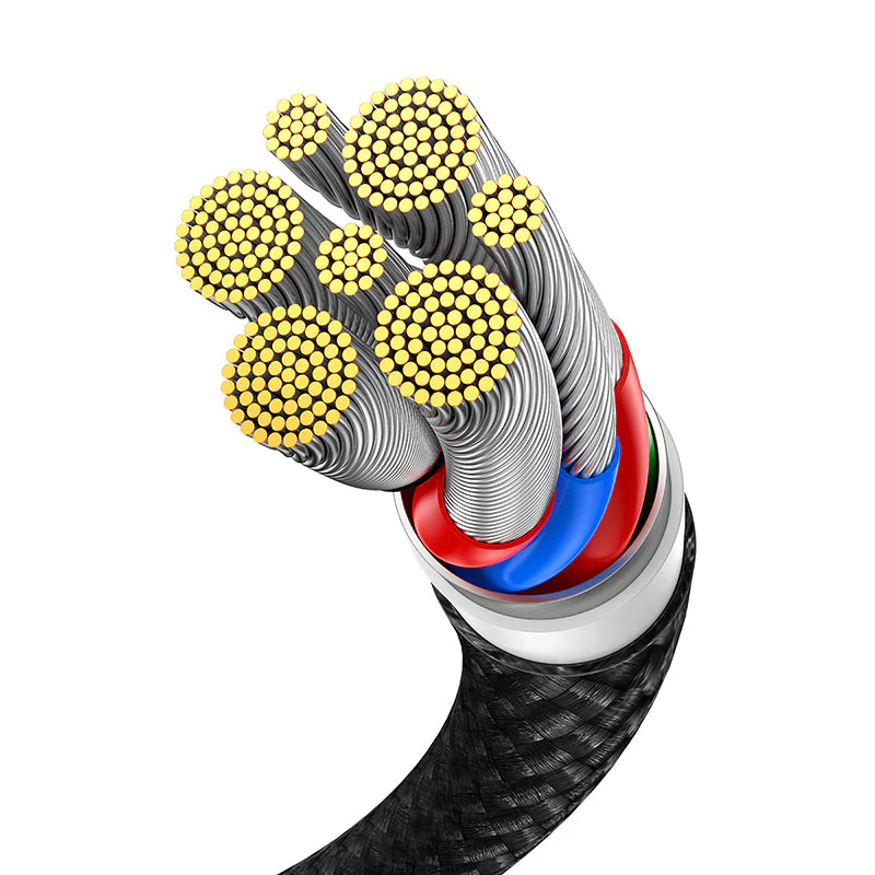 Baseus - Cable Dual Tipo C a C+C 100 W Carga Rapida - Image 4