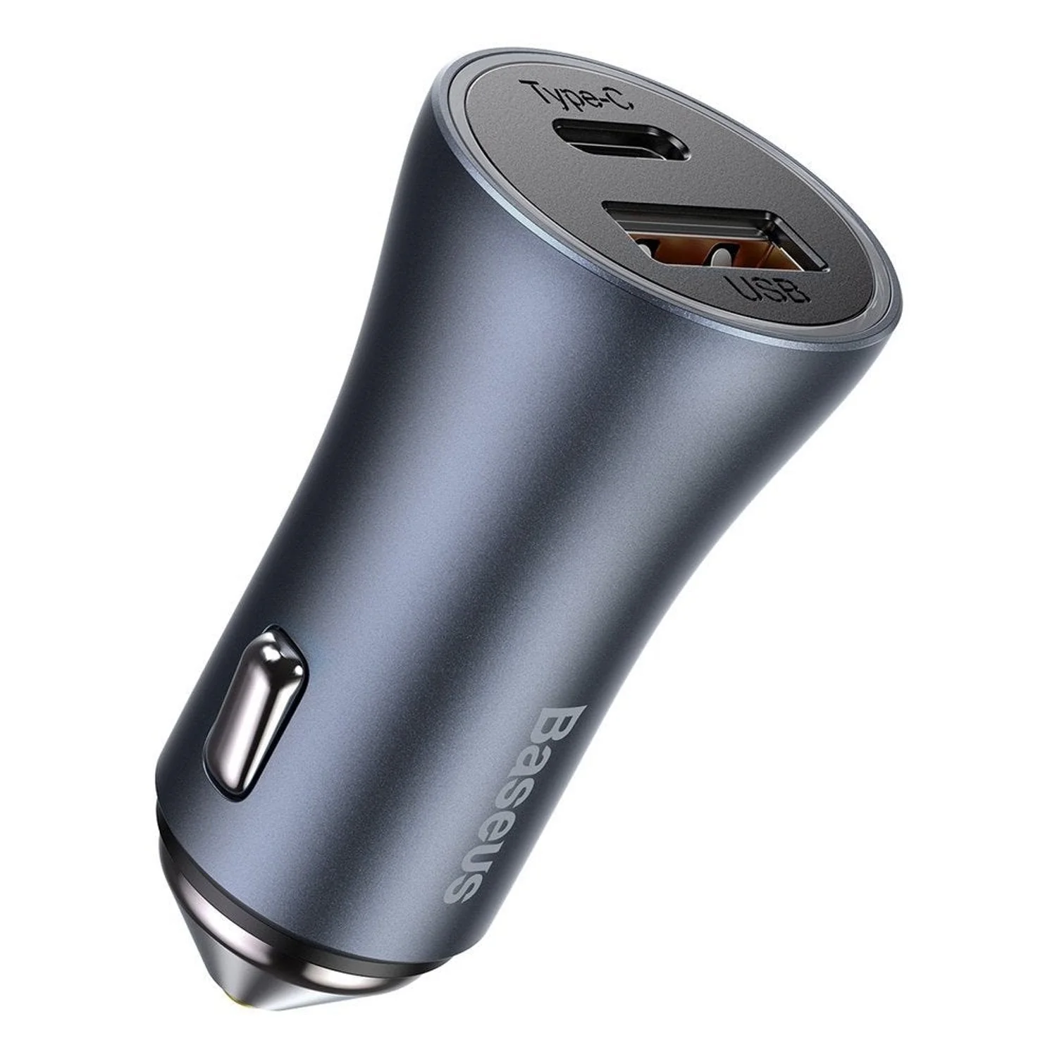 Baseus - Dual USB Cargador Rápido Auto  - USB-C + Cable Tipo C 1m 40W - Image 3