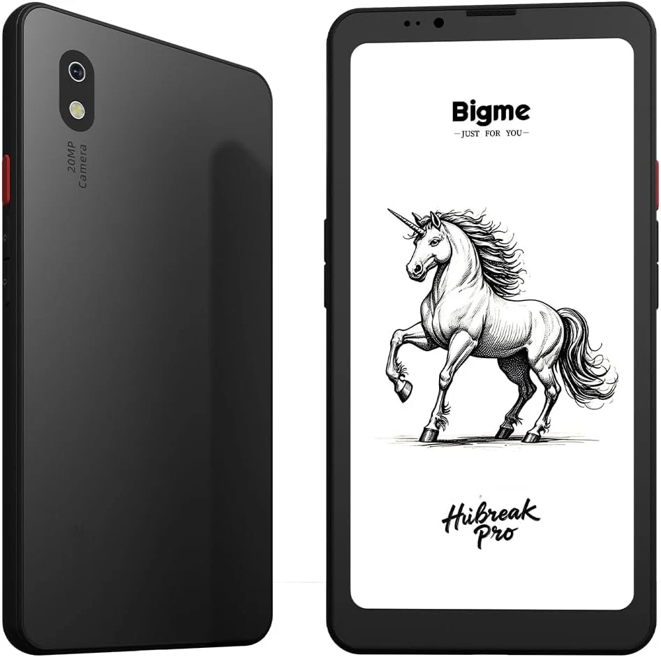 Bigme HiBreak Pro Celular de Tinta Electronica 6.13" – 5G, Android 14 Certificado GMS, Dimensity 1080 y 8GB/256GB