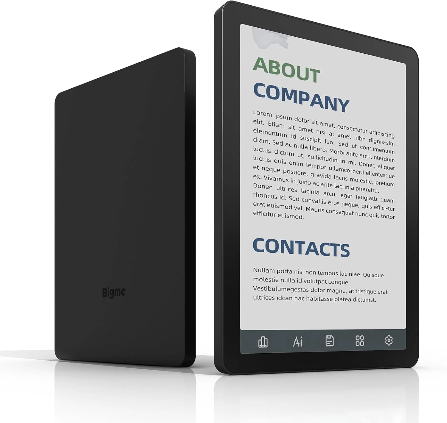 Bigme Lector de Tinta Electronica 6" – Pantalla Tinta Electrónica con Android 14, 4GB RAM y 64GB Almacenamiento