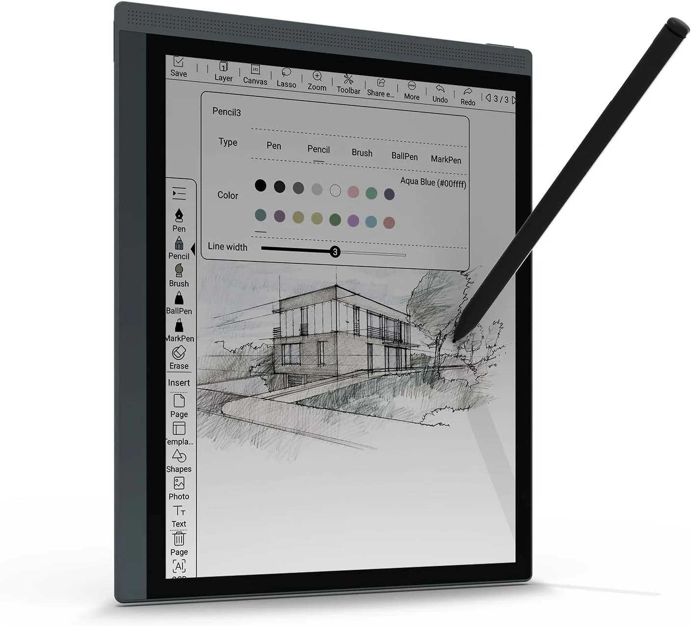 Bigme Tablet de Tinta Electronica B1051C 10.3" – Pantalla Kaleido 3 con Android 14, Teclado Magnético y Stylus Incluidos - Image 6