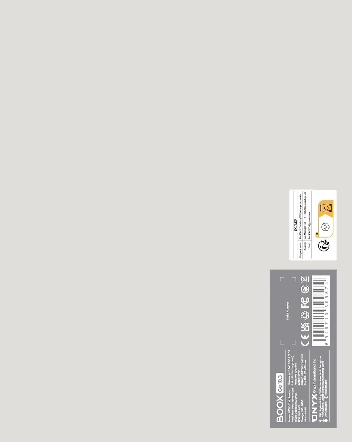 BOOX Tablet Go 10.3: Ereader E Ink B/N de 10.3", 300 PPI, Sin Luz Frontal, 4GB/64GB - Image 8