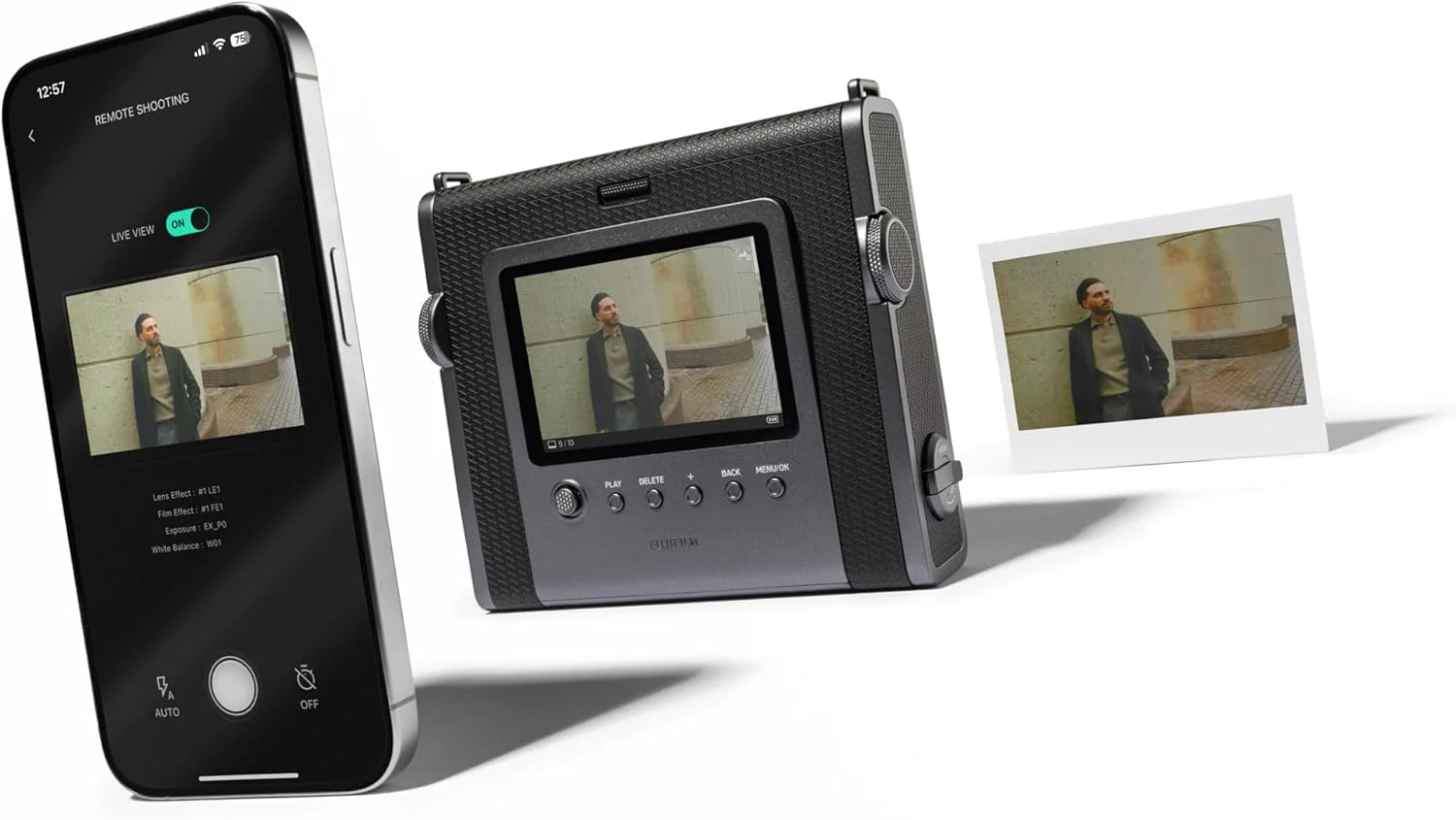 Cámara Híbrida Fujifilm Instax WIDE Evo – Fotos Panorámicas con 100 Efectos, Sensor de 16MP y Pantalla LCD 3.5" - Image 10