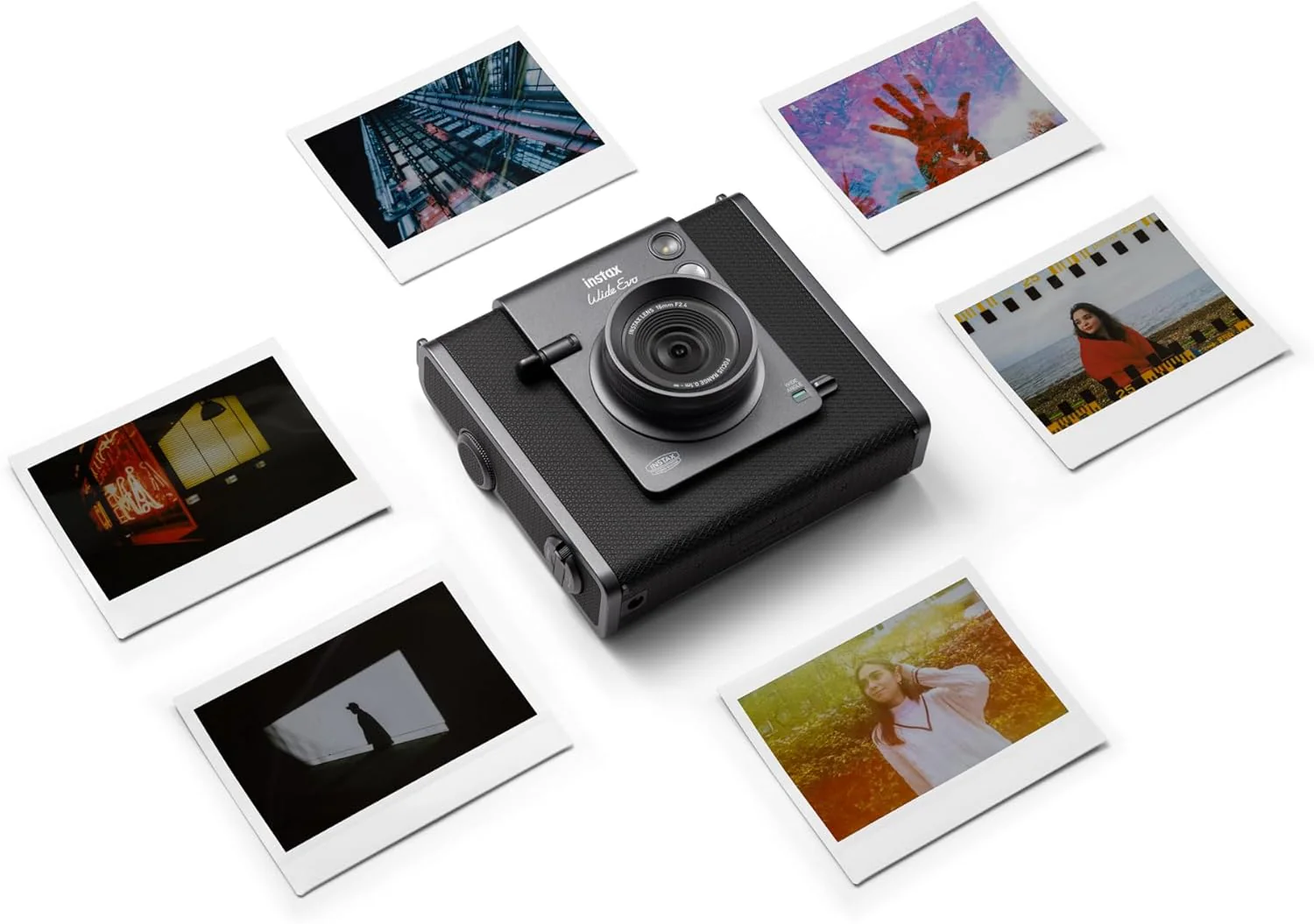 Cámara Híbrida Fujifilm Instax WIDE Evo – Fotos Panorámicas con 100 Efectos, Sensor de 16MP y Pantalla LCD 3.5" - Image 9