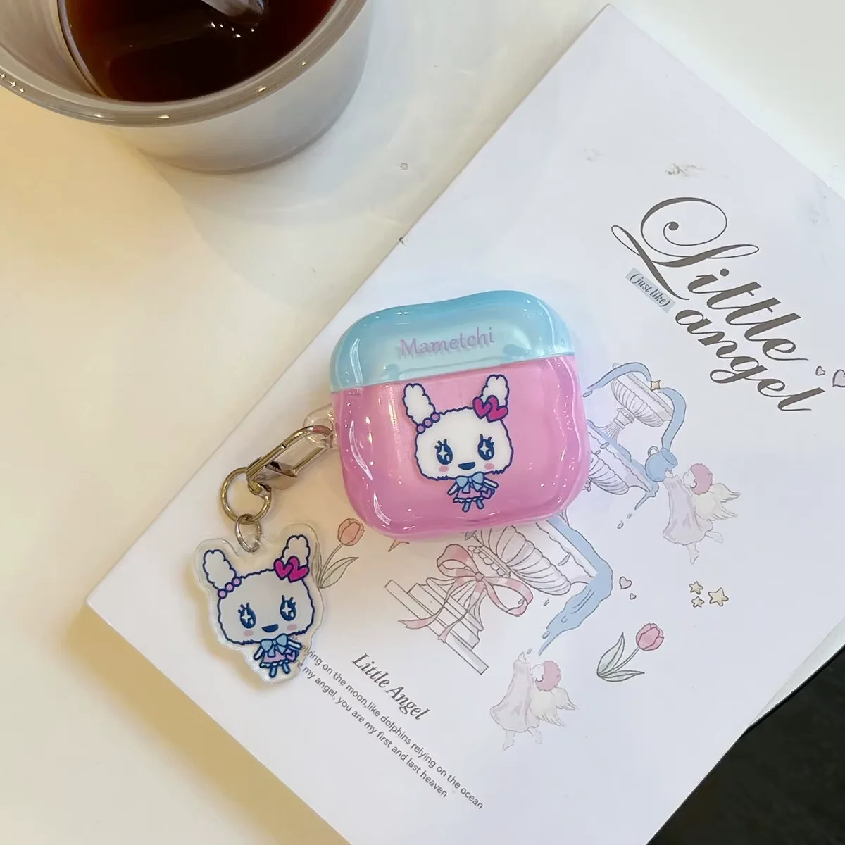 Carcasa Protectora para AirPods con Diseño Kawaii de Perrito y Osito Estilo Japonés - Image 7