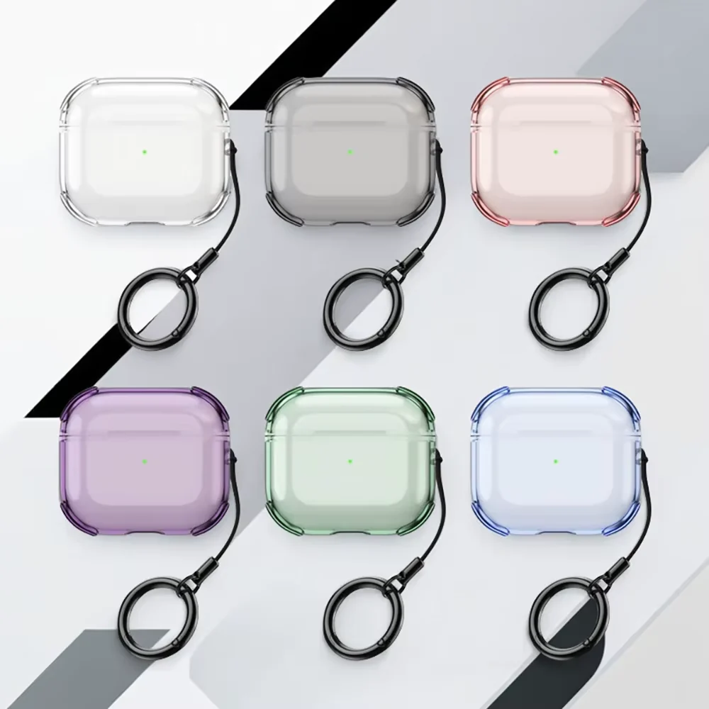 Carcasa Transparente Antigolpes para AirPods con Correa - Image 7