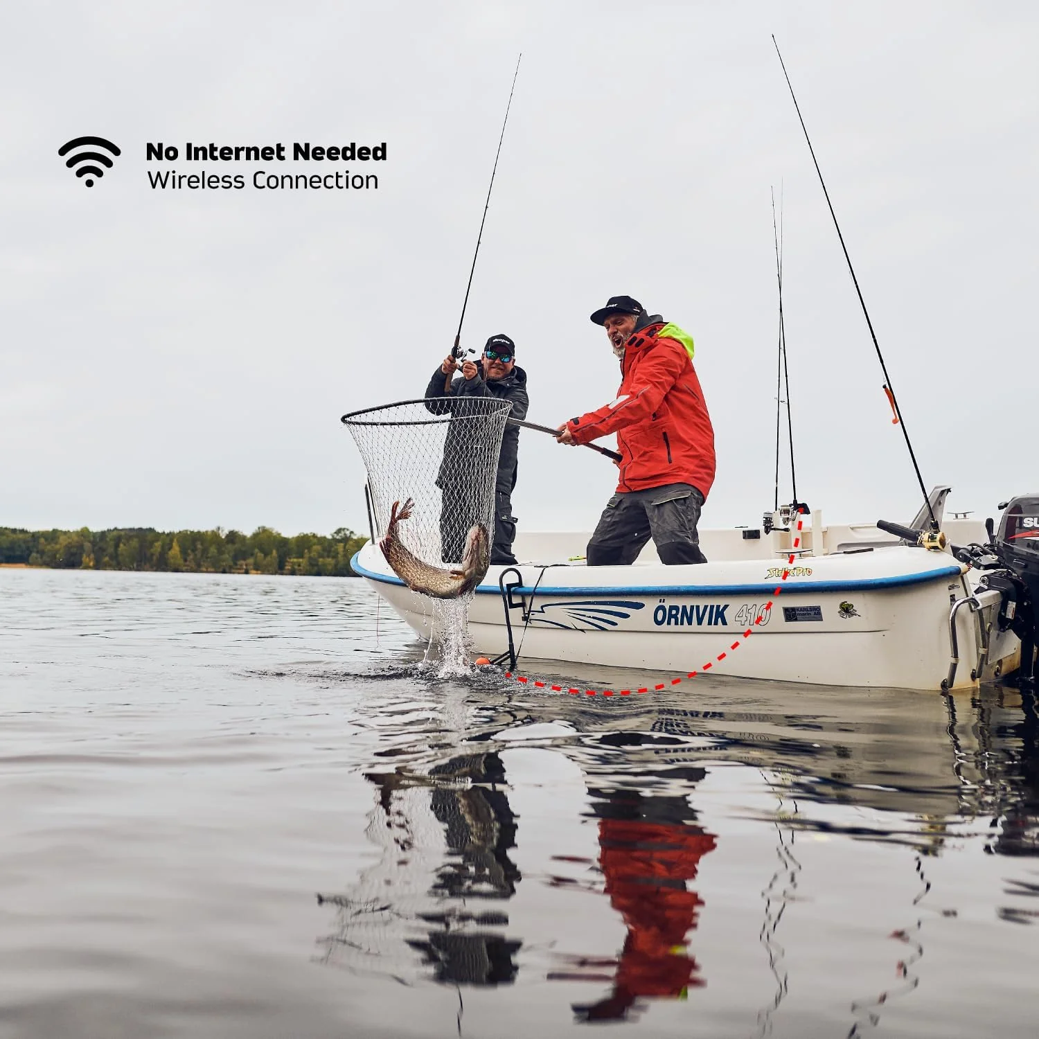 Deeper PRO+ 2 Sonda de Pesca Fish Finder – GPS Integrado, Mapeo desde Orilla y 3 Haces de Sonar - Image 5