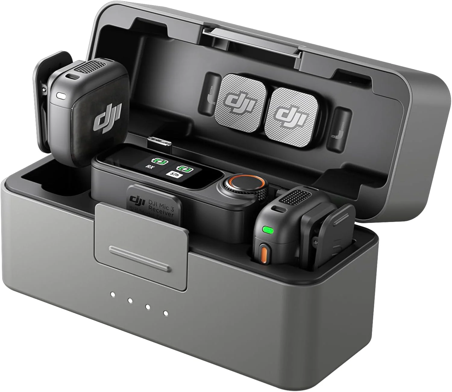 DJI Mic 3: Micrófono Inalámbrico Lavalier Ultraligero, Rango Extendido de 400m y Cancelación de Ruido