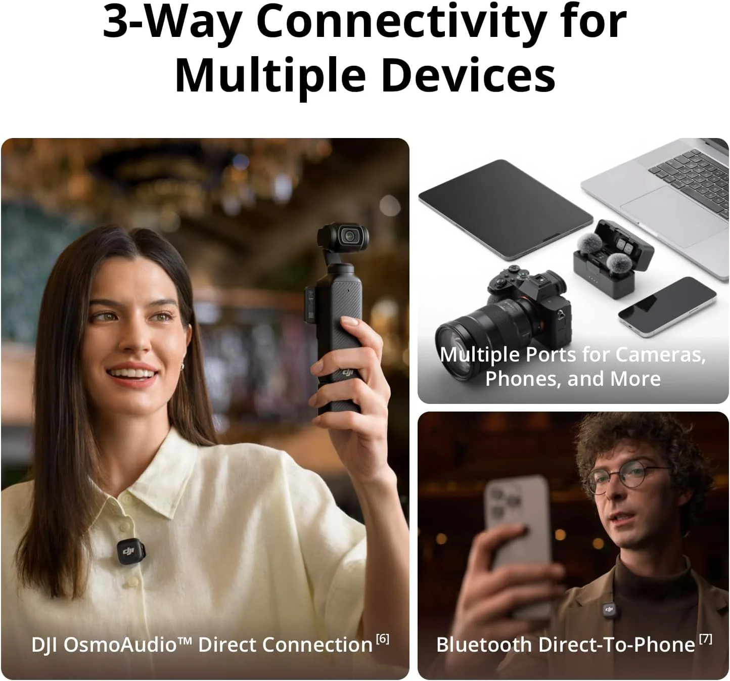 DJI Mic 3: Micrófono Inalámbrico Lavalier Ultraligero, Rango Extendido de 400m y Cancelación de Ruido - Image 6