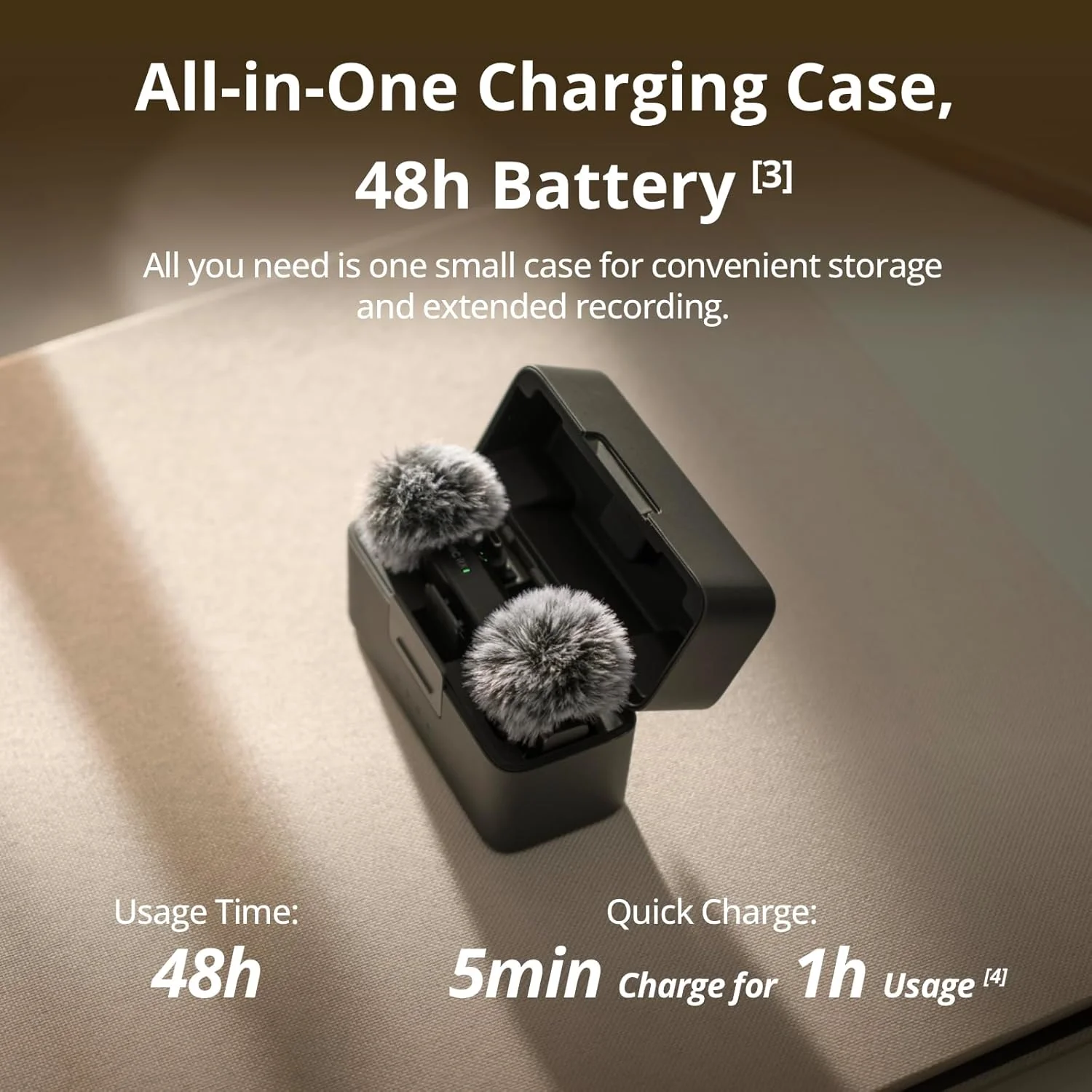 DJI Mic Mini: Micrófono Inalámbrico Lavalier Ultraligero, 48 Horas de Batería, ANC y 2 Micrófonos Deco Gear Adicionales - Image 4