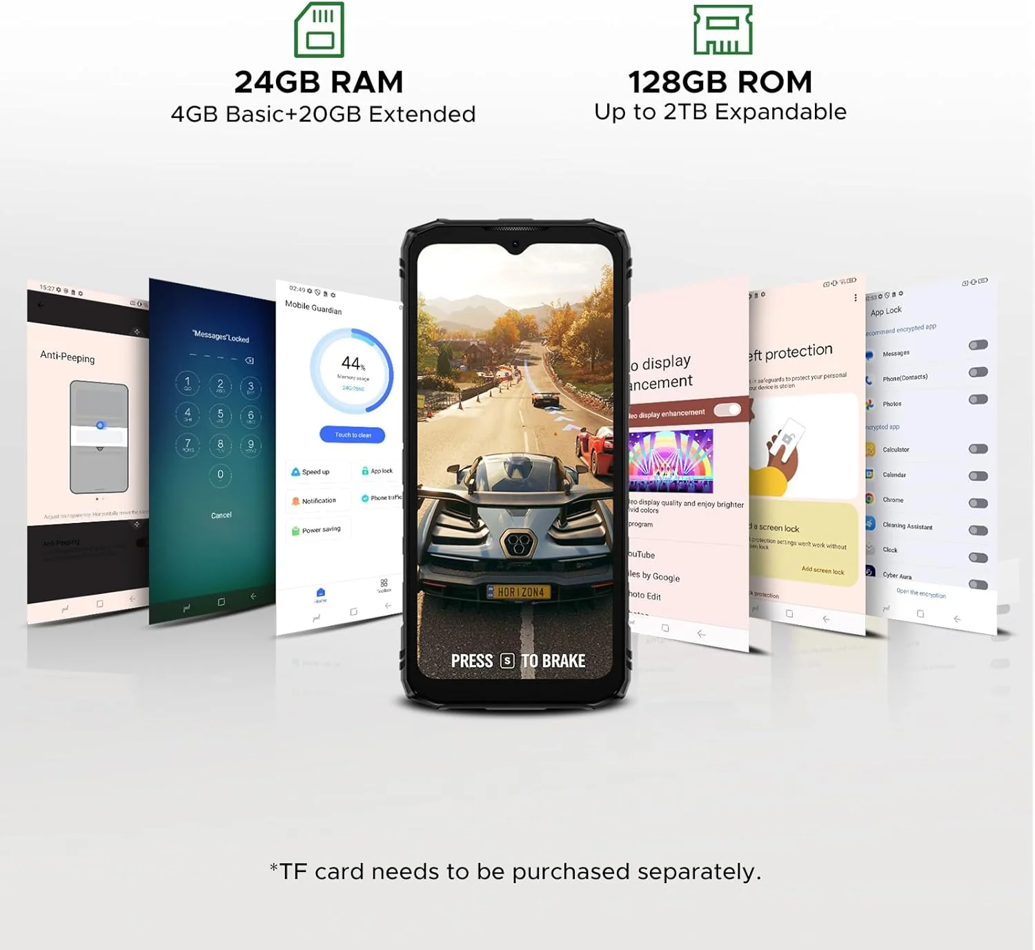 DOOGEE Blade 10 Energy (2025) Version Global Celular Indestructible Ultra Slim (10.7mm) y Batería 6150mAh | Android 15 - Image 6