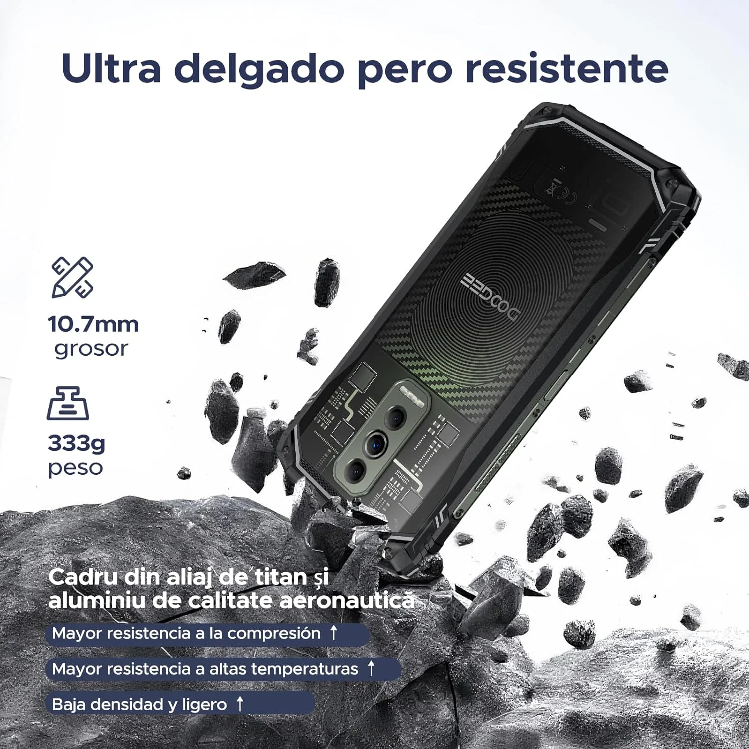 DOOGEE Blade 10 Ultra Energy Version Global Celular Indestructible Cámara 64MP y Batería 6150mAh | Ultra Fino (10.7mm) - Image 2