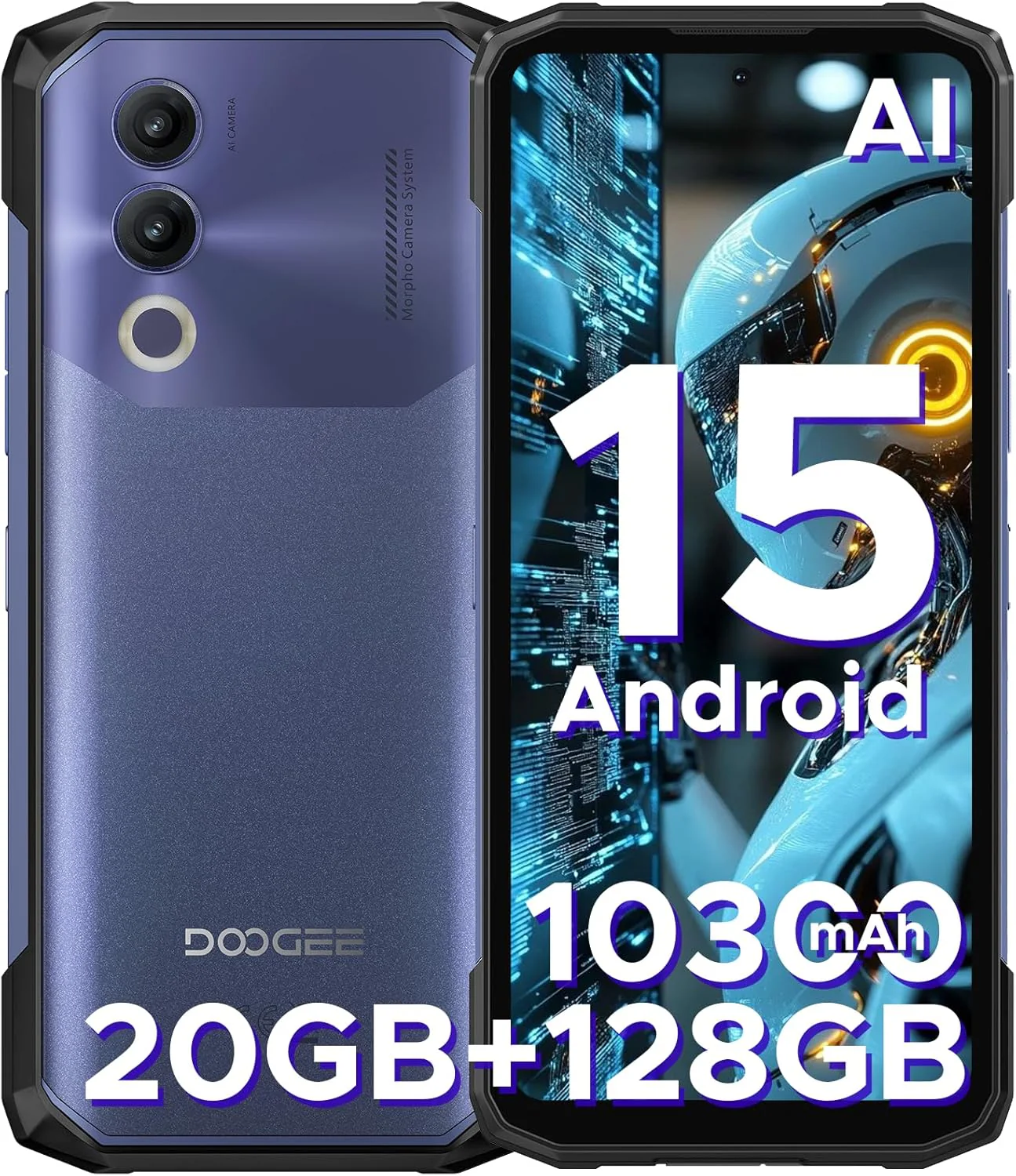 DOOGEE Blade 20 Version Global Celular Indestructible Batería Gigante 10300mAh y Android 15 | 128GB - Image 10