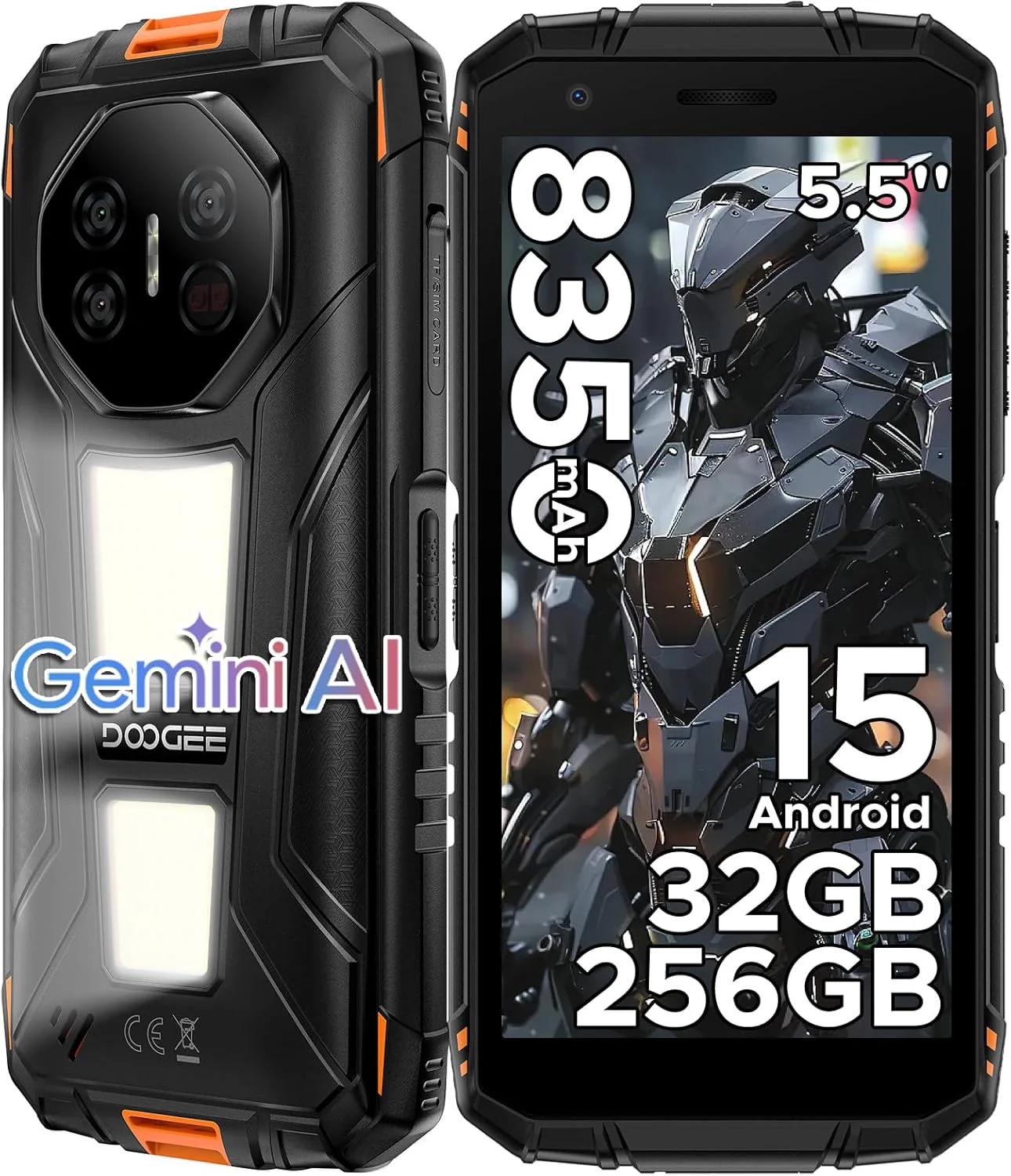 DOOGEE Fire 3 Max Version Global - Celular Indestructible Compacto (5.5") con Visión Nocturna | 32GB+256GB - Image 11