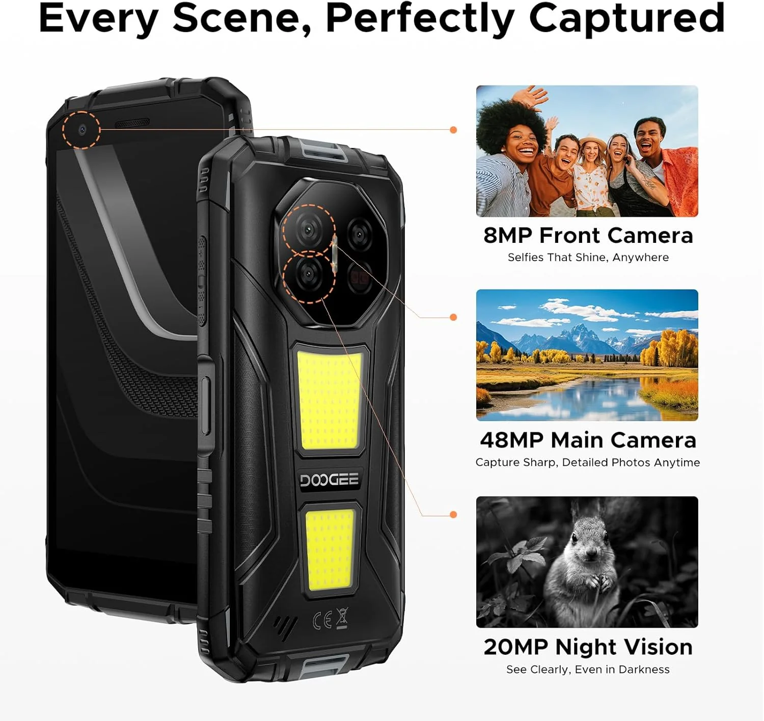 DOOGEE Fire 3 Max Version Global - Celular Indestructible Compacto (5.5") con Visión Nocturna | 32GB+256GB - Image 7