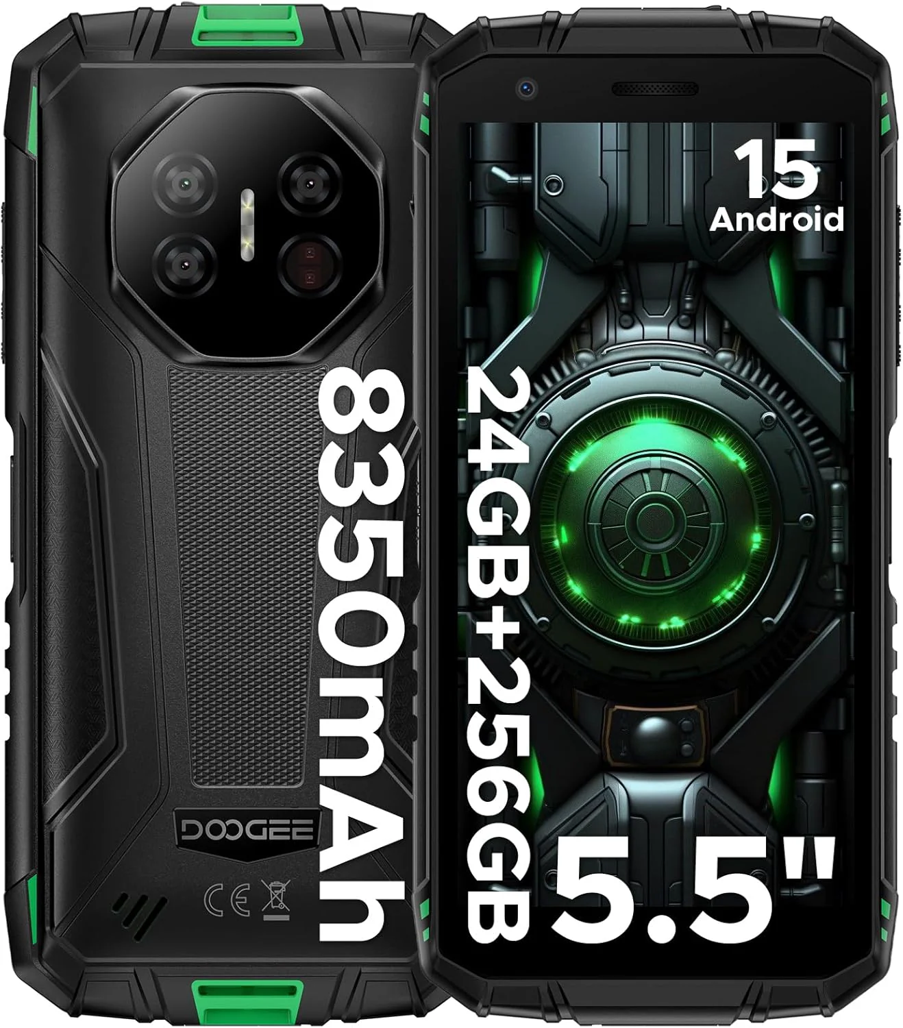 DOOGEE Fire 3 Ultra Version Global - Celular Indestructible Compacto (5.5") con Visión Nocturna | 24GB RAM - Image 10