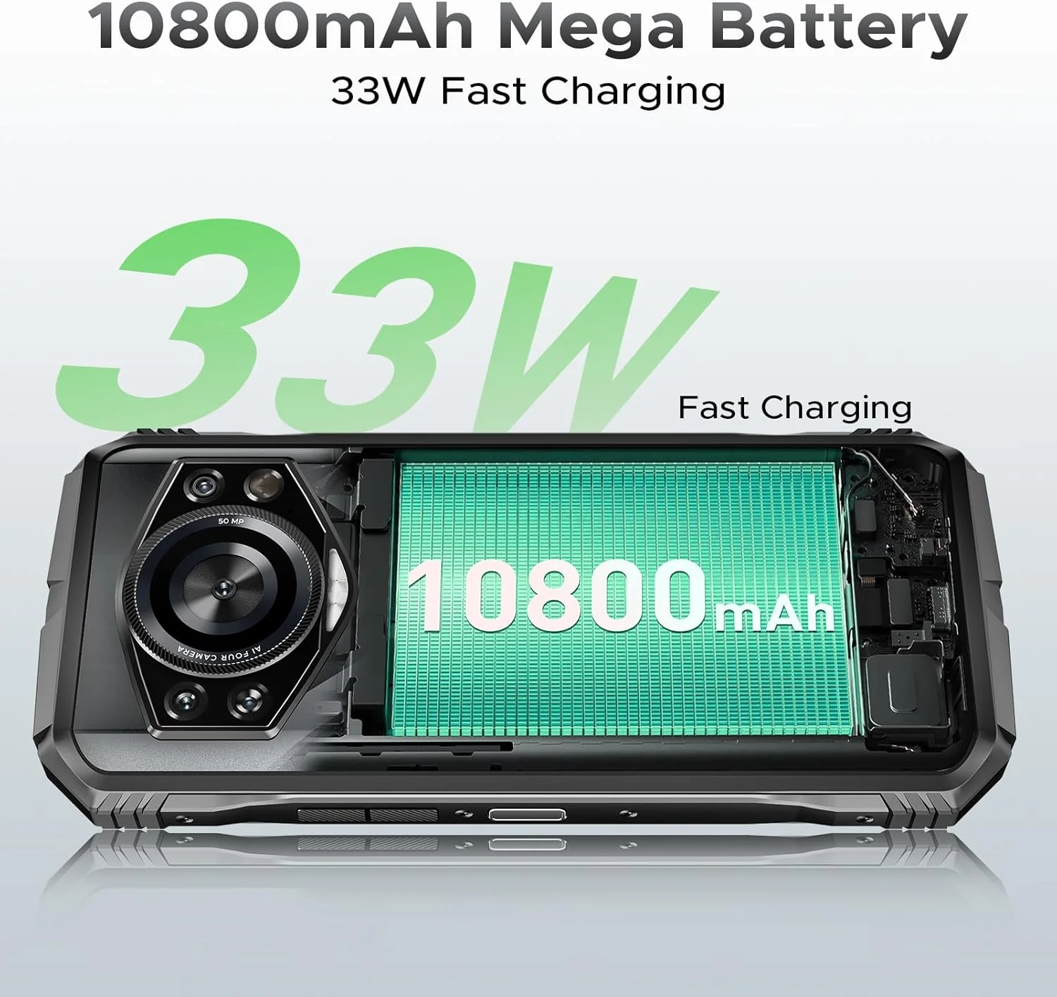 DOOGEE S Cyber Pro Version Global Celular Indestructible 32GB RAM, 512GB y Android 14 - Image 5