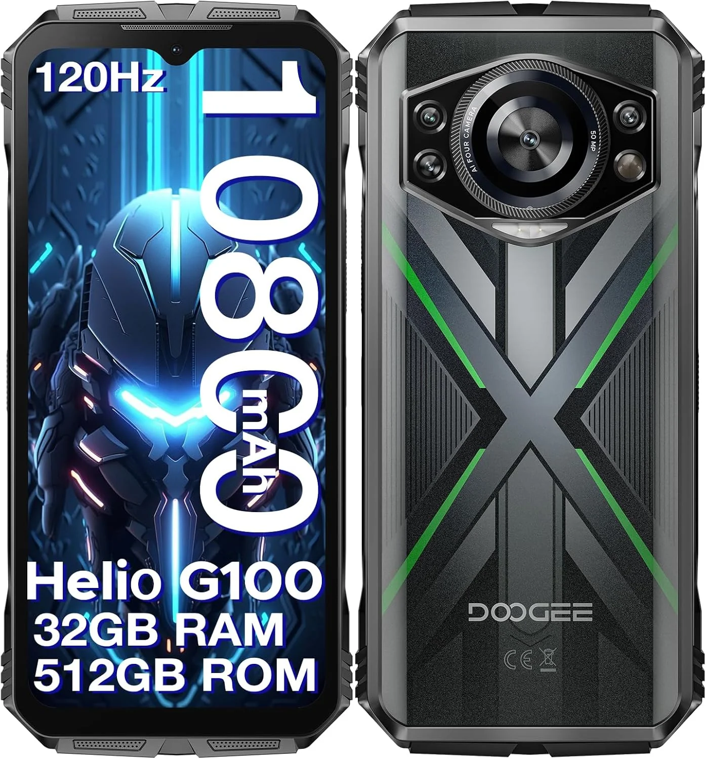 DOOGEE S Cyber Pro Version Global Celular Indestructible 32GB RAM, 512GB y Android 14 - Image 9
