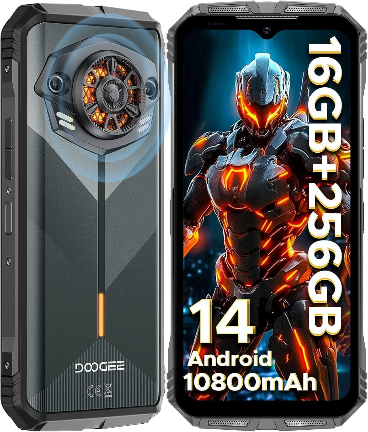 DOOGEE S Punk Version Global Celular Indestructible con 16GB RAM, 256GB, Altavoz 126dB y Android 14 - Image 9