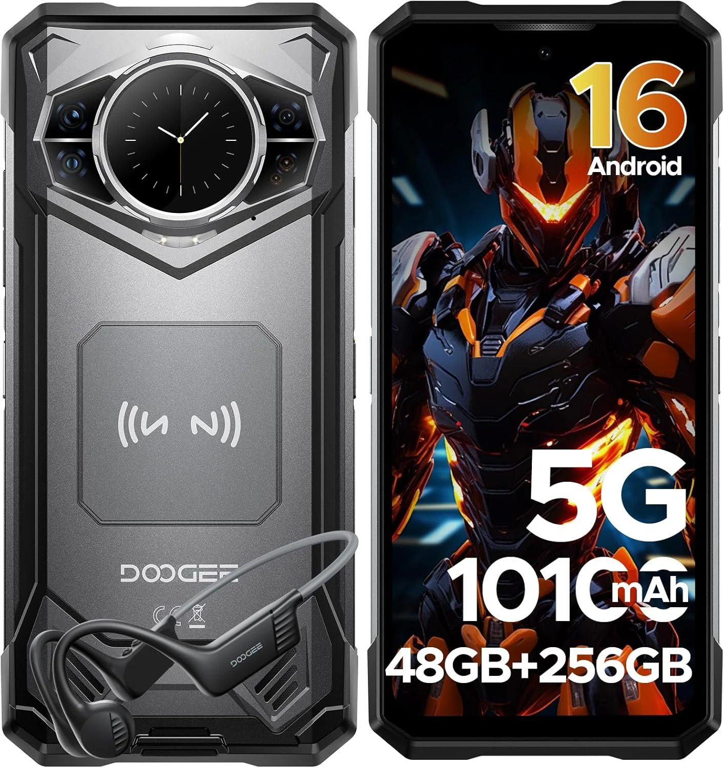 DOOGEE S200 5G Version Global Celular Indestructible Android 16, 100MP y Visión Nocturna (Doble Pantalla) - Image 10
