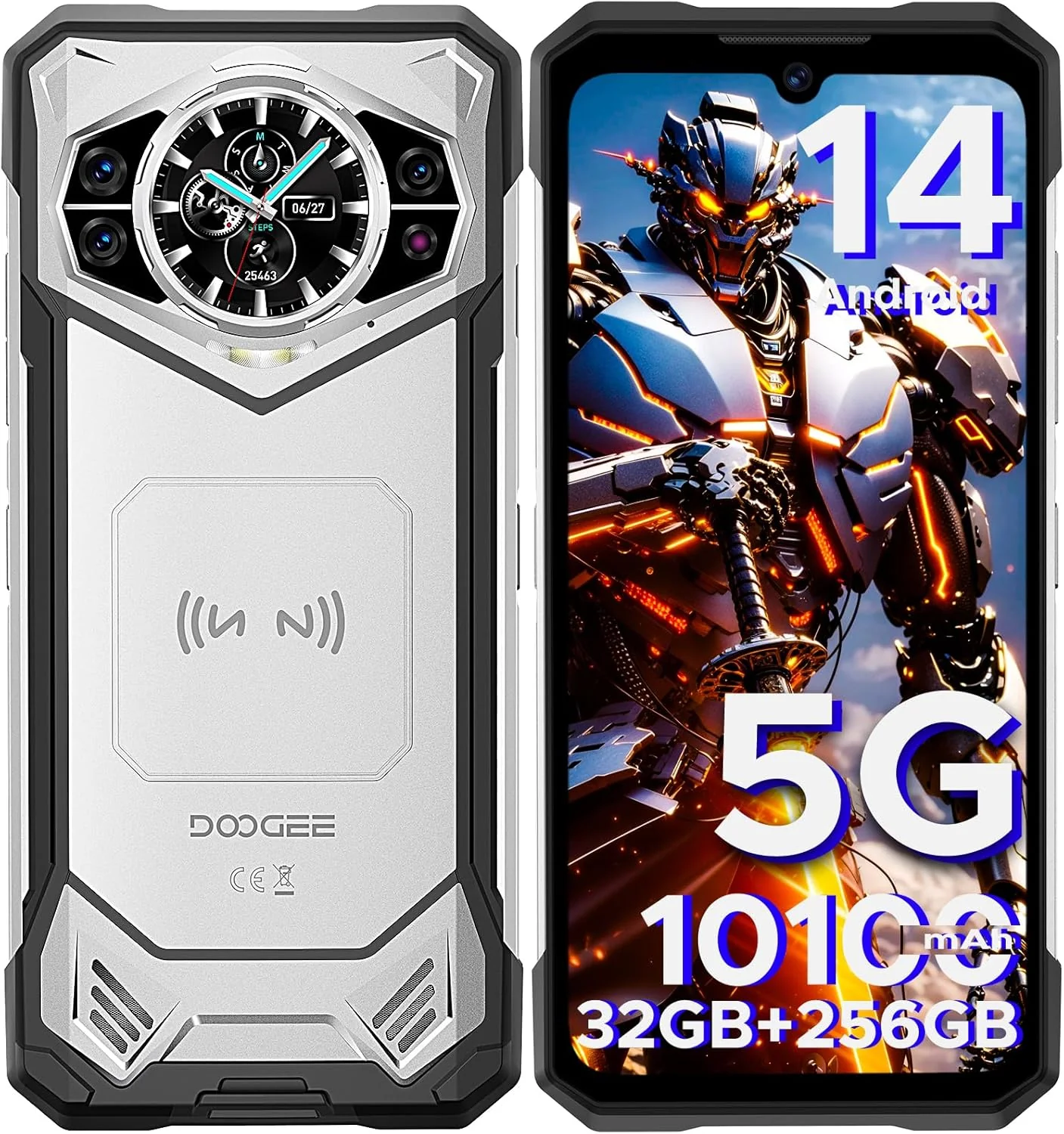 DOOGEE S200 5G Version Global Celular Indestructible Doble Pantalla, Visión Nocturna y 10100mAh - Image 10