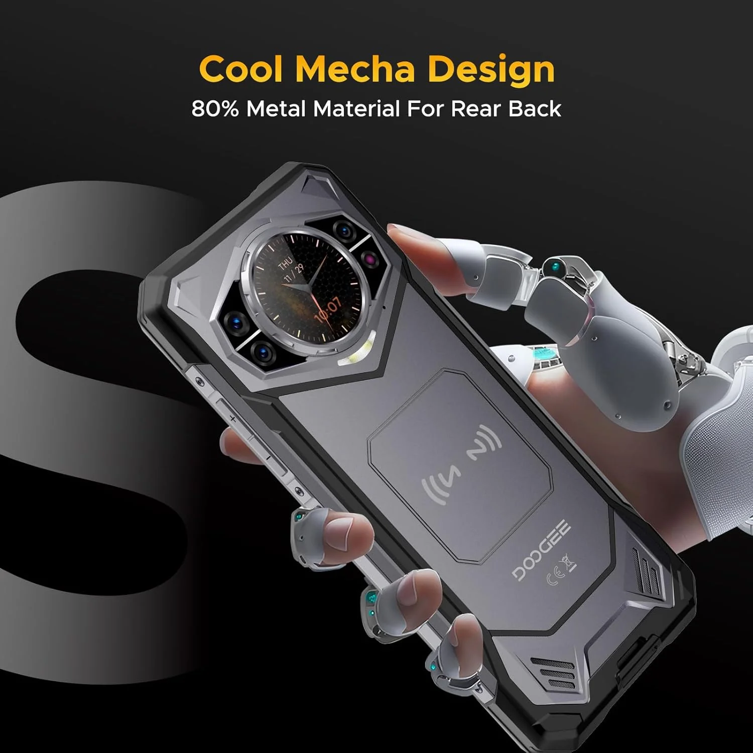 DOOGEE S200 5G Version Global Celular Indestructible Doble Pantalla, Visión Nocturna y 10100mAh - Image 4