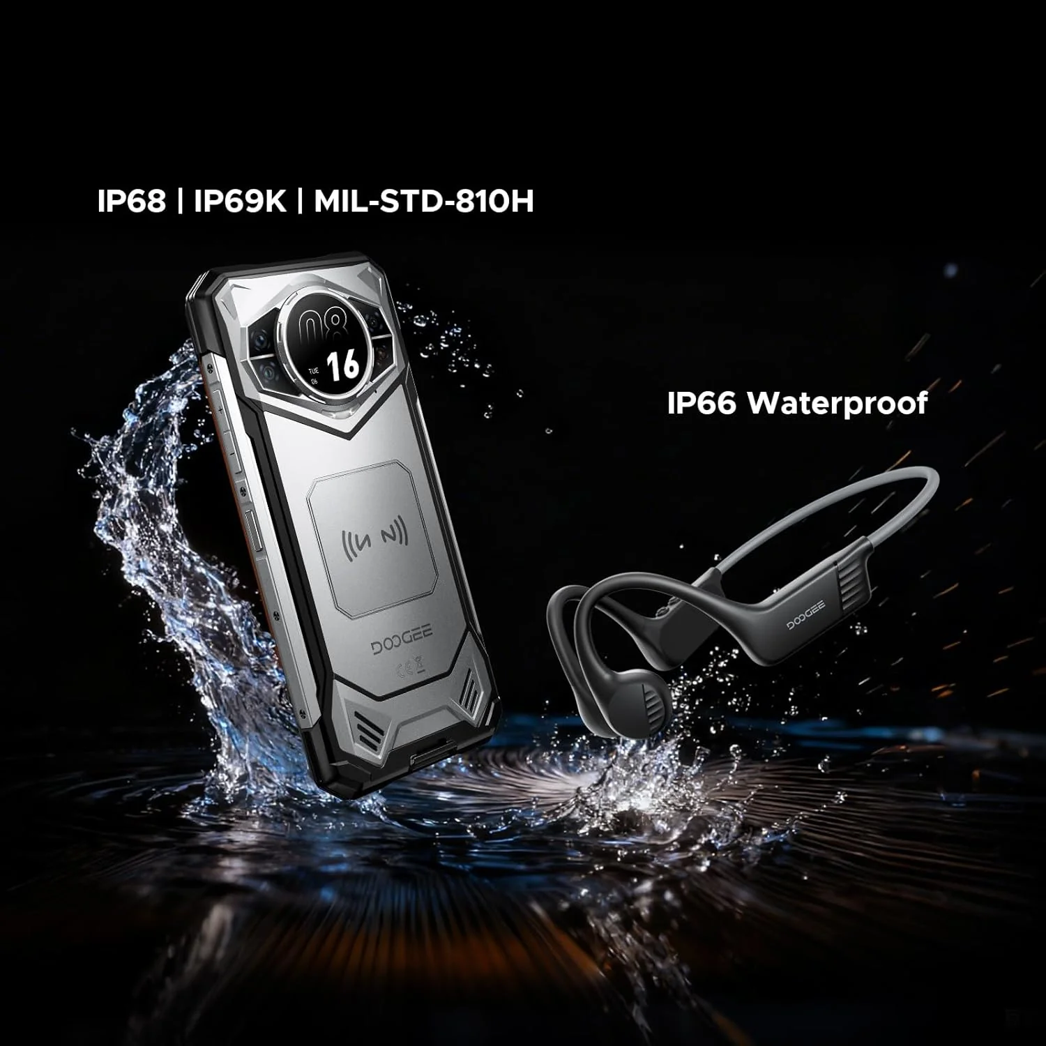 DOOGEE S200 5G Version Global Celular Indestructible Android 16, 100MP y Visión Nocturna (Doble Pantalla) - Image 9
