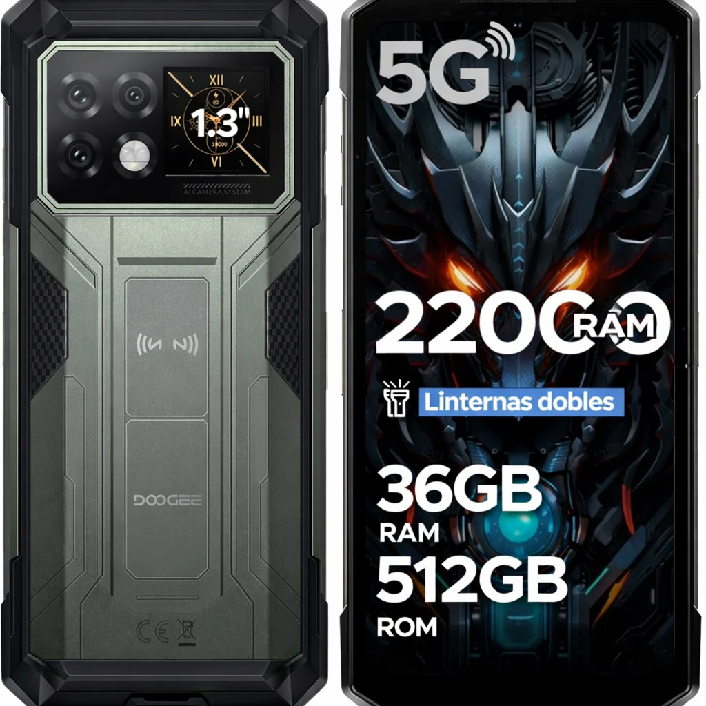 DOOGEE S200 Max 5G Version Global - Celular Indestructible 22000mAh con Pantalla Trasera | 36GB+512GB - Image 10