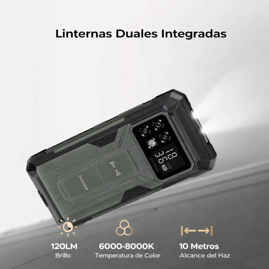 DOOGEE S200 Max 5G Version Global - Celular Indestructible 22000mAh con Pantalla Trasera | 36GB+512GB - Image 6