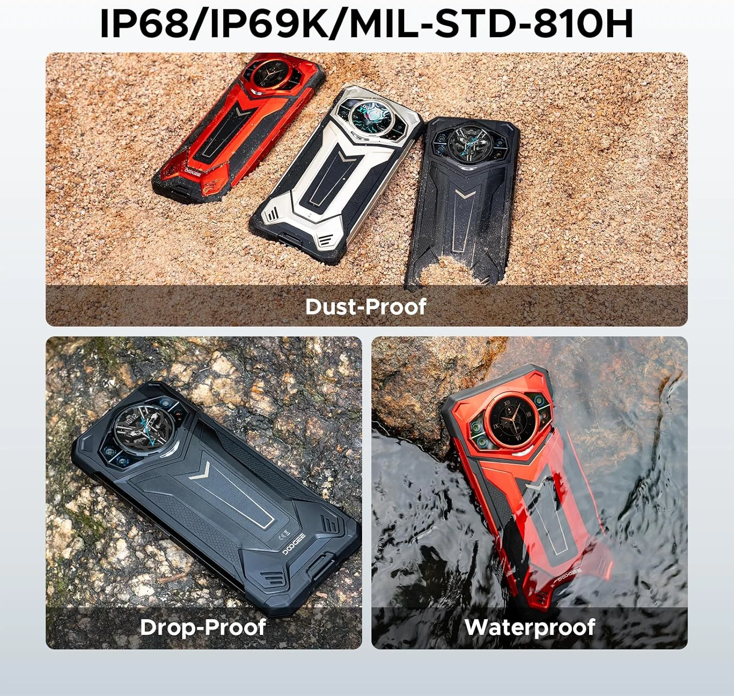 DOOGEE S200 Plus 5G Version Global -Celular Indestructible con Pantalla Trasera AMOLED | 36GB+512GB y 10100mAh - Image 9