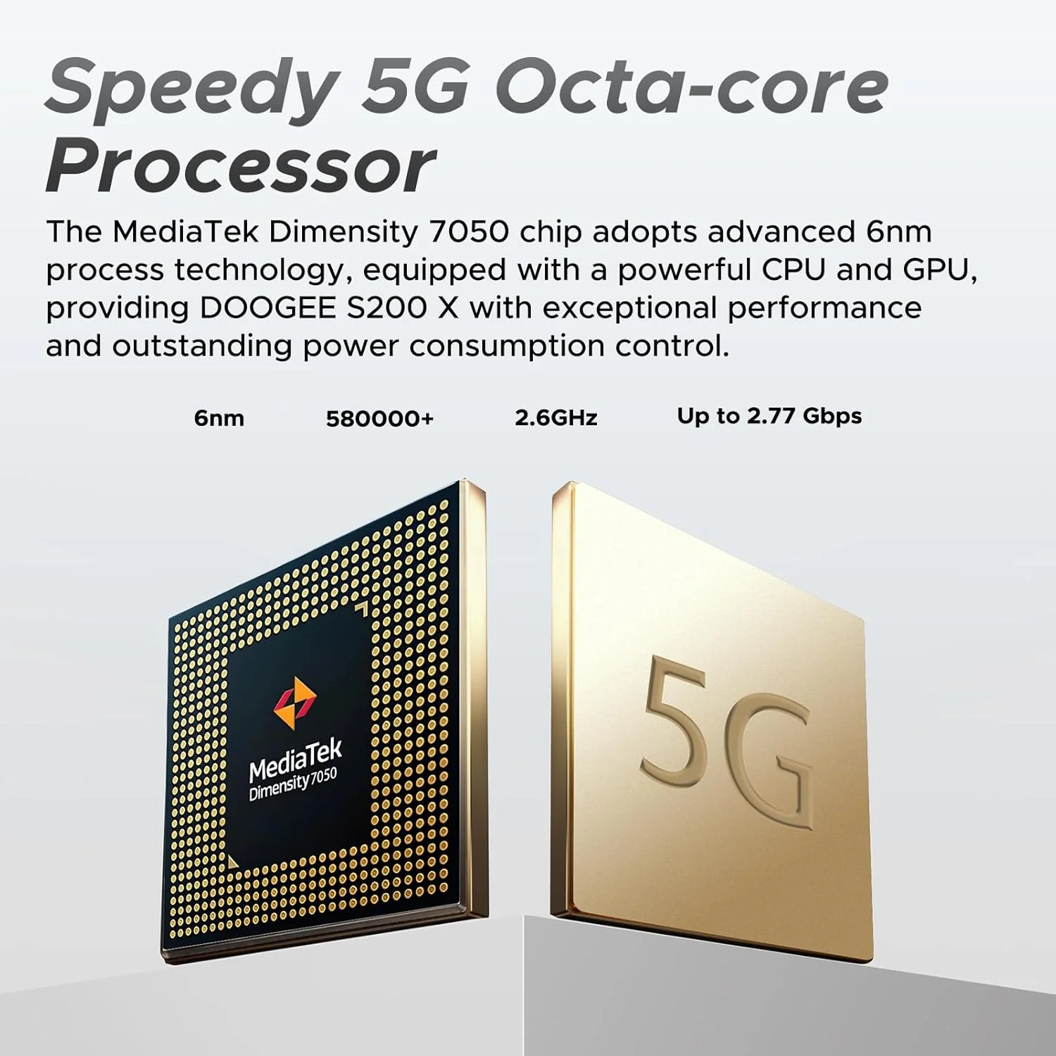 DOOGEE S200 X (2025) 5G Version Global Celular Indestructible con Camara de 100MP + Visión Nocturna, 10100mAh y Doble Pantalla - Image 6