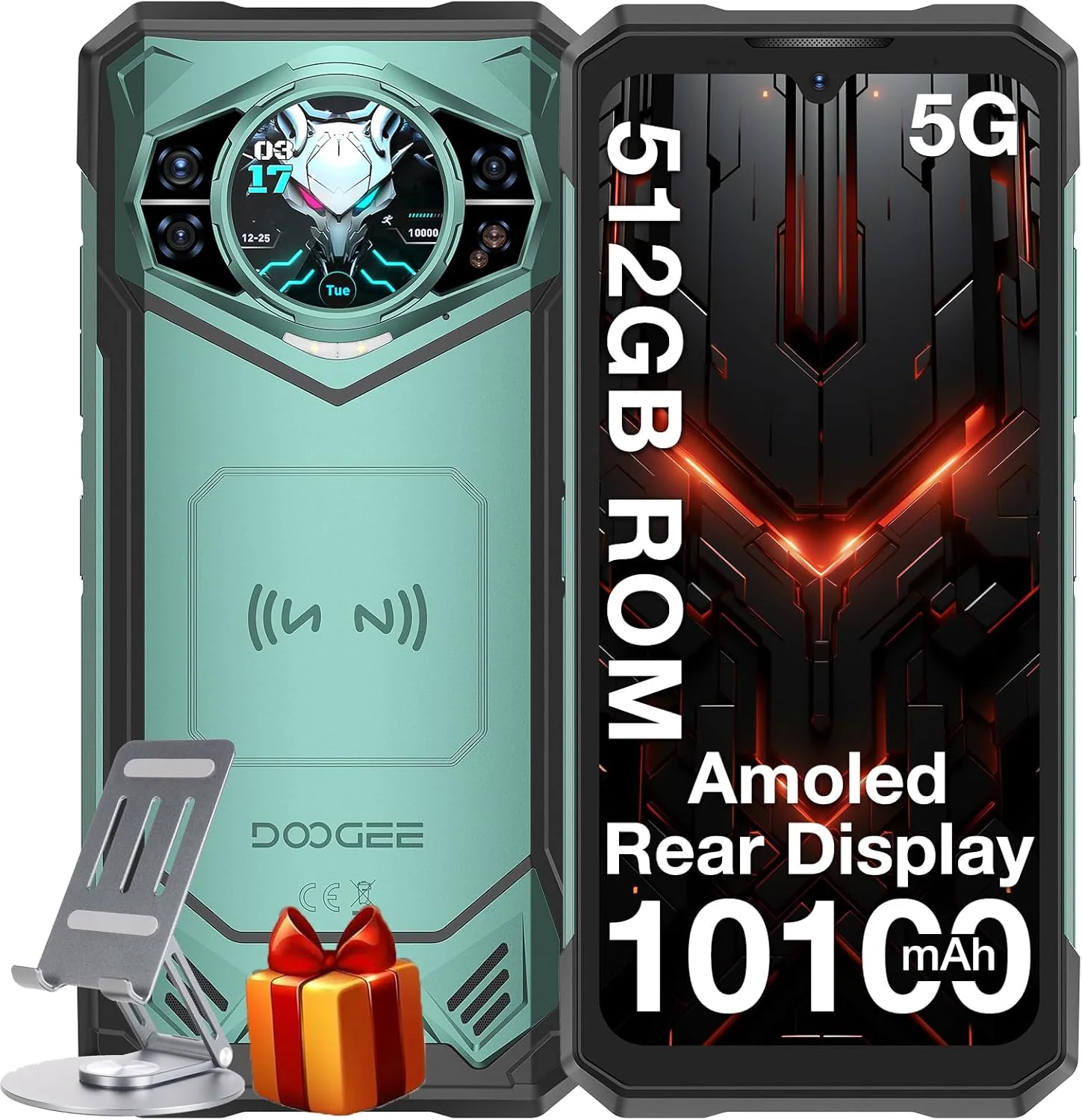 DOOGEE S200 X (2025) 5G Version Global Celular Indestructible con Camara de 100MP + Visión Nocturna, 10100mAh y Doble Pantalla - Image 9