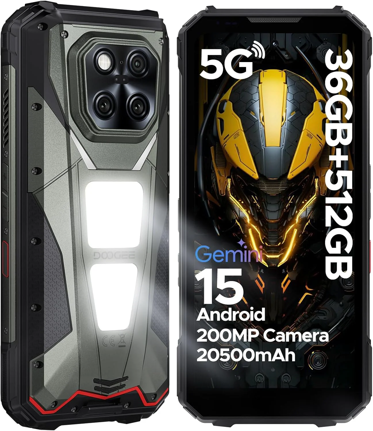 DOOGEE V MAX LR 5G Version Global Celular Indestructible con Telémetro Láser 40m | 20500mAh y 36GB RAM - Image 10