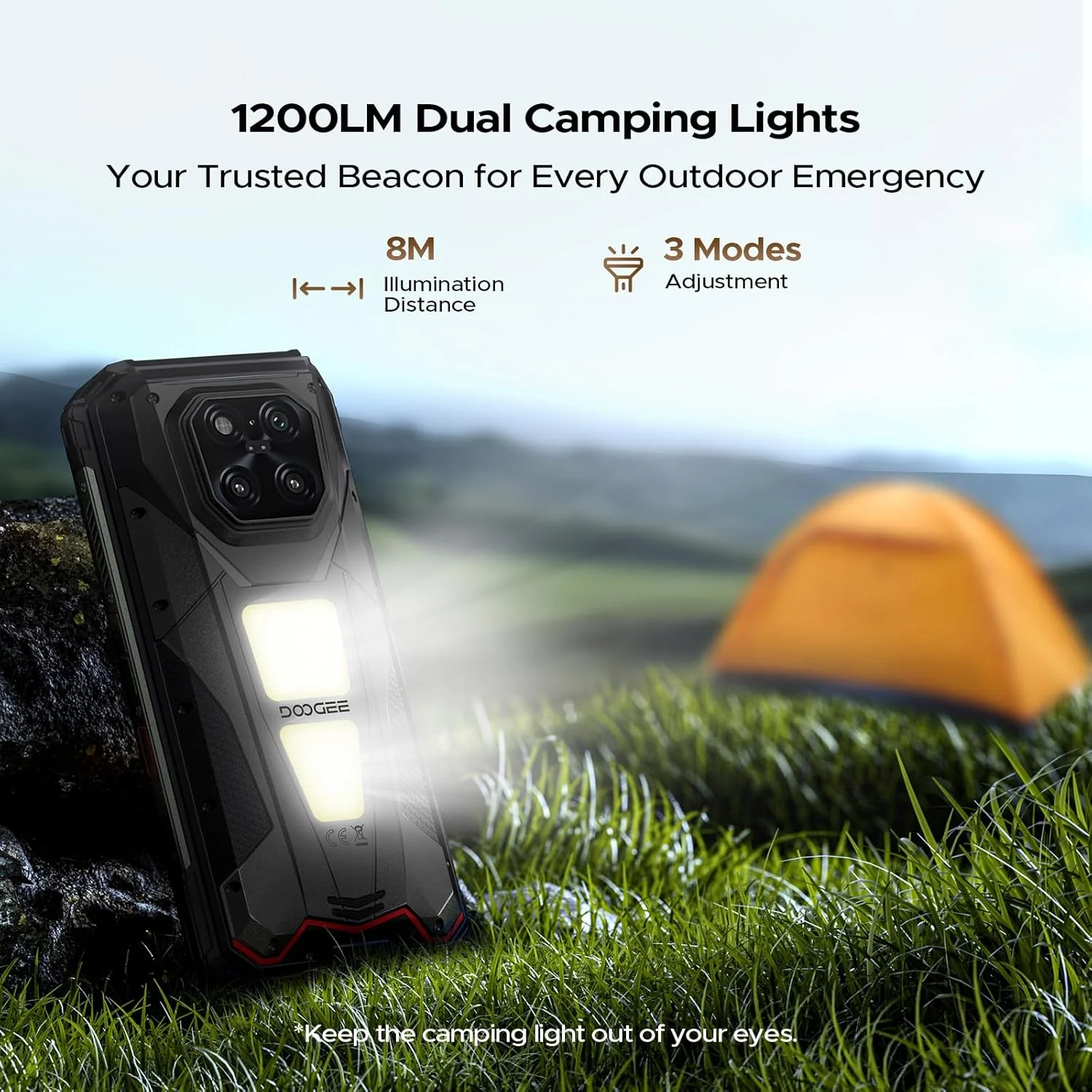 DOOGEE V MAX LR 5G Version Global Celular Indestructible con Telémetro Láser 40m | 20500mAh y 36GB RAM - Image 5