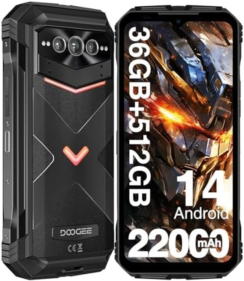 DOOGEE V Max Plus Version Global Celular Indestructible con Cámara 200MP | 22000mAh y 36GB