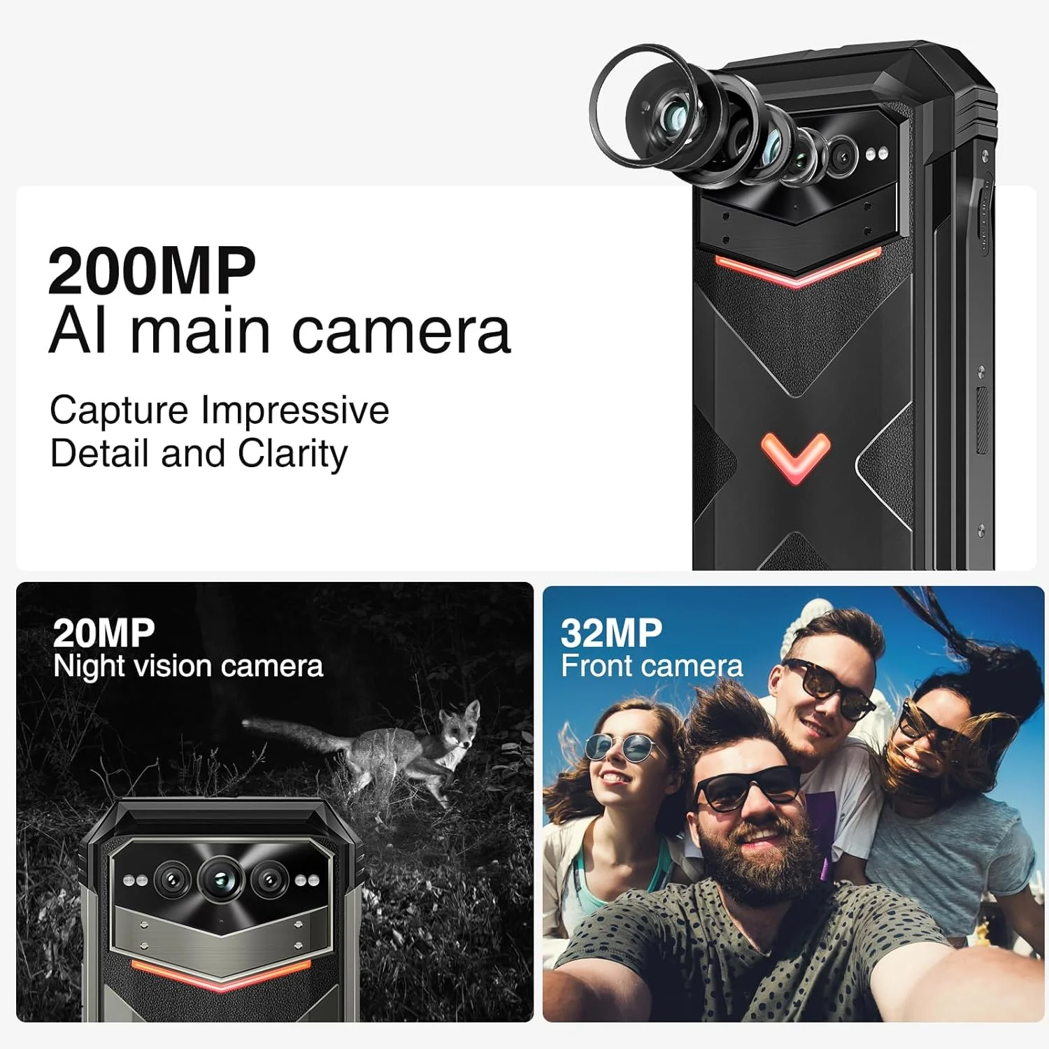 DOOGEE V Max Plus Version Global Celular Indestructible con Cámara 200MP | 22000mAh y 36GB - Image 5