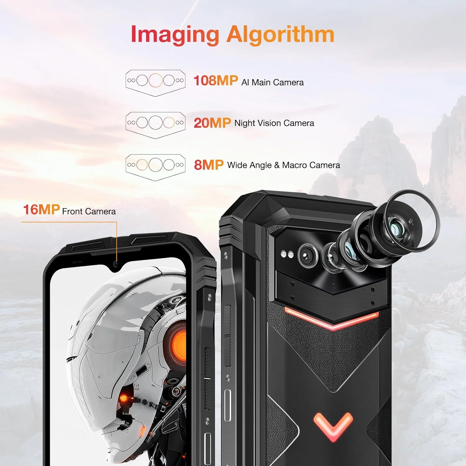 DOOGEE V MAX PRO 5G Version Global - Celular Indestructible con Batería 22000mAh | 32GB+512GB y 108MP - Image 5