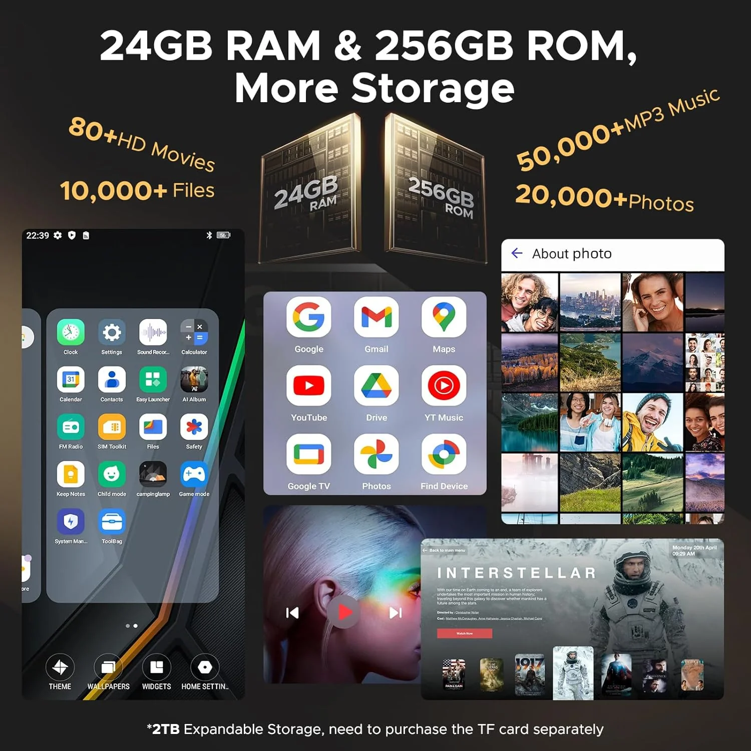 DOOGEE V Max S Version Global Celular Indestructible con Luces Camping | 22000mAh y 24GB RAM - Image 6