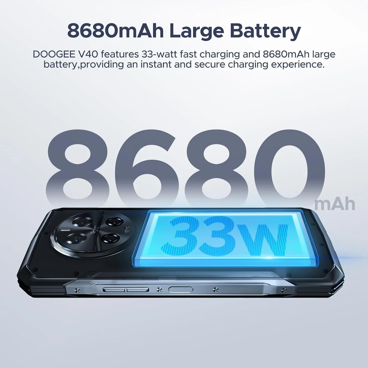 DOOGEE V40 5G Version Global - Celular Indestructible (4nm) con WiFi 6E | 32GB RAM y 512GB - Image 5
