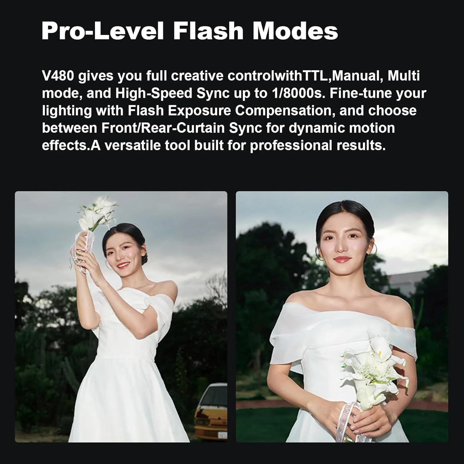 Flash Godox V480-S para Sony | Pantalla Táctil y Batería Li-ion - Image 5
