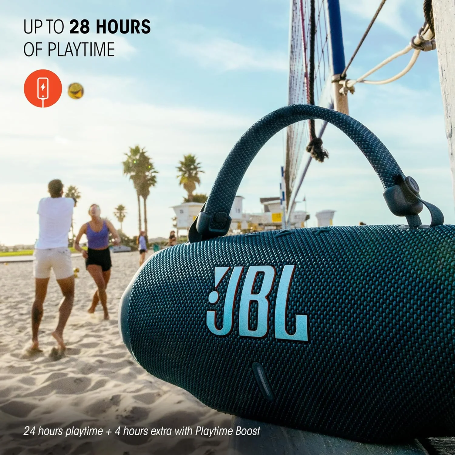 JBL Charge 6 - Altavoz Bluetooth Portátil, Impermeable y a Prueba de Caídas, Sonido JBL Pro Potente con Refuerzo de Sonido AI - Image 7